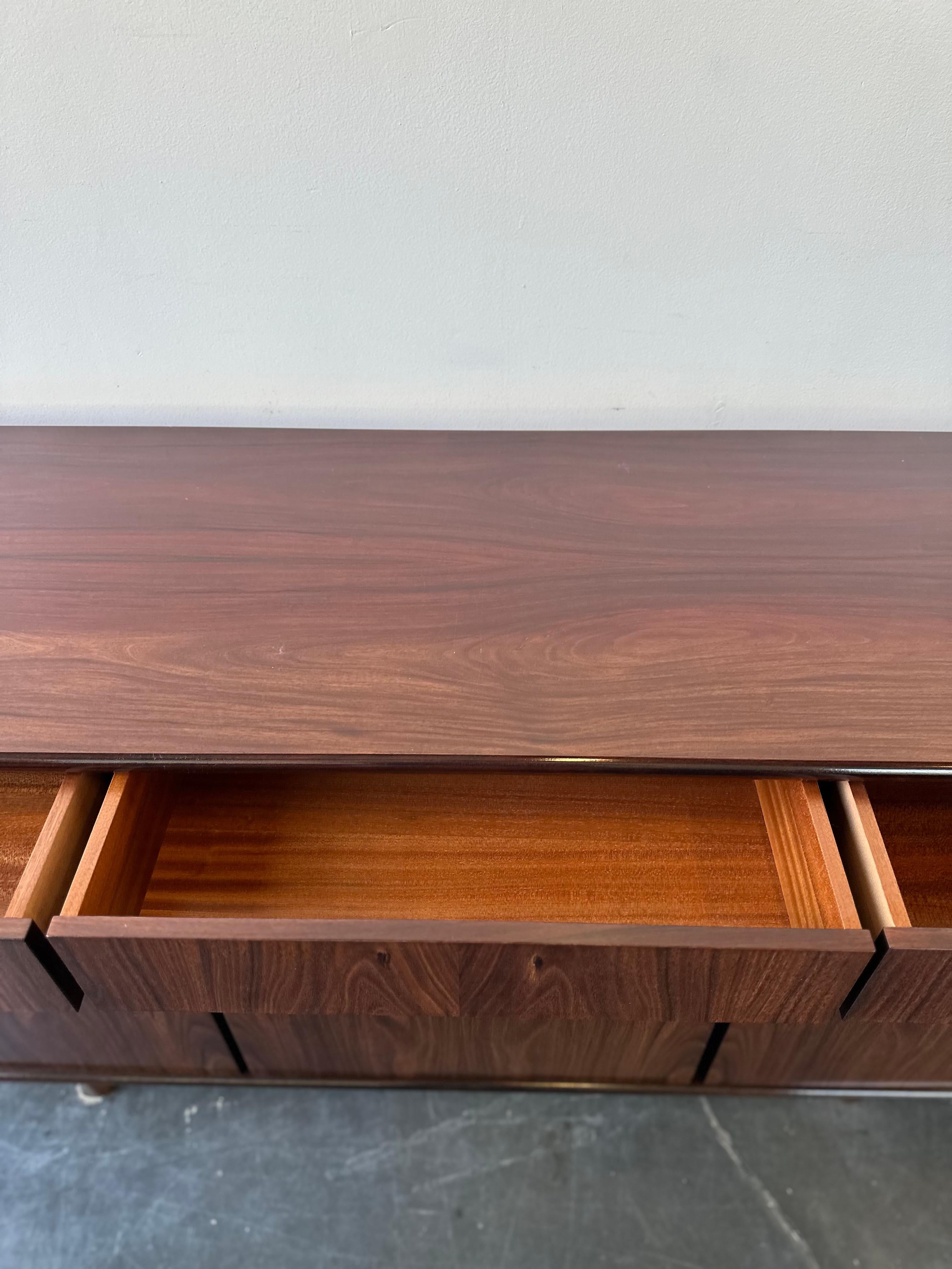 Mid Century Modern Rosewood Credenza Danish  For Sale 1