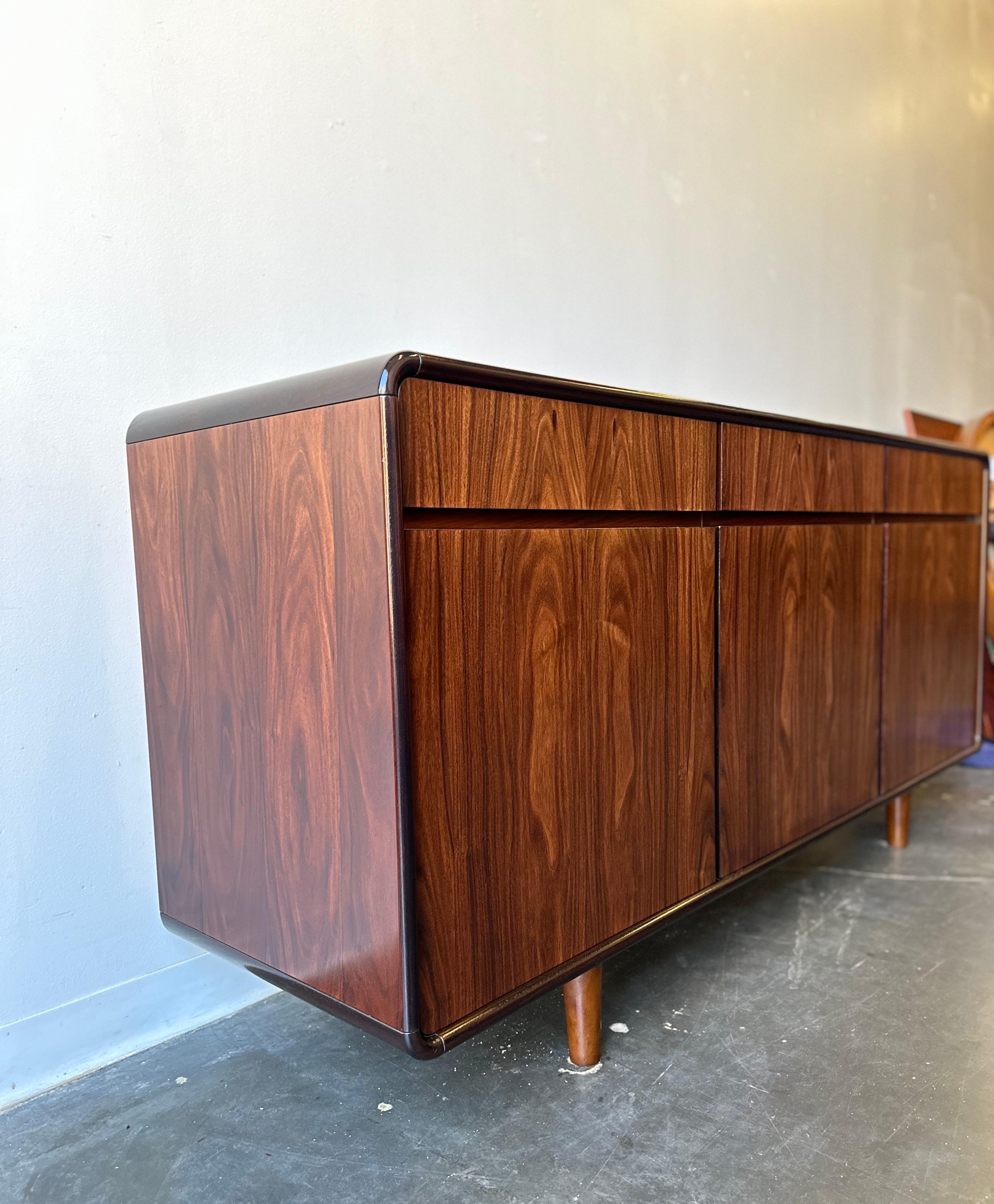 Mid Century Modern Rosewood Credenza Danish  For Sale 2