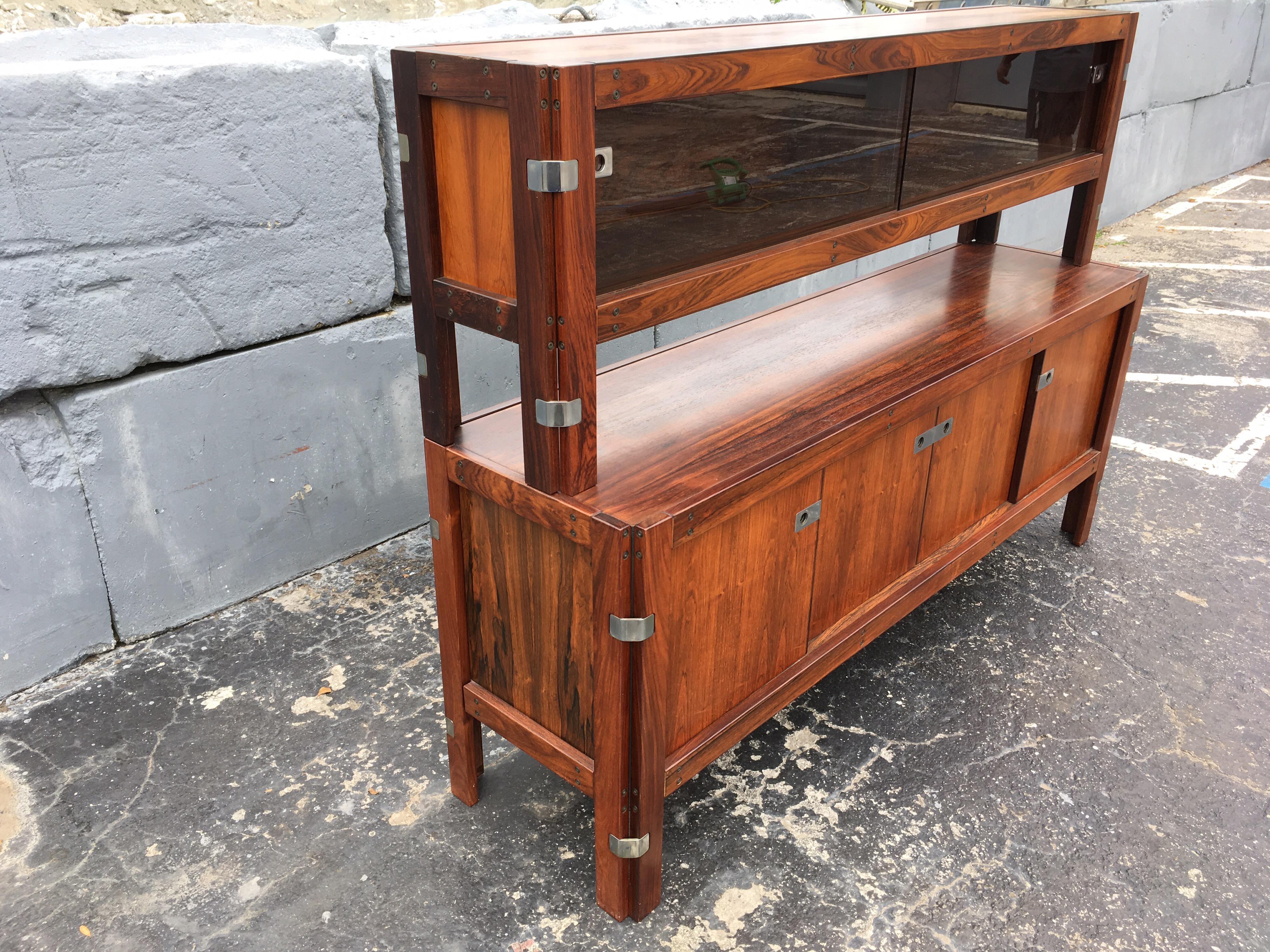 Canadian Mid-Century Modern Rosewood Credenza For Sale