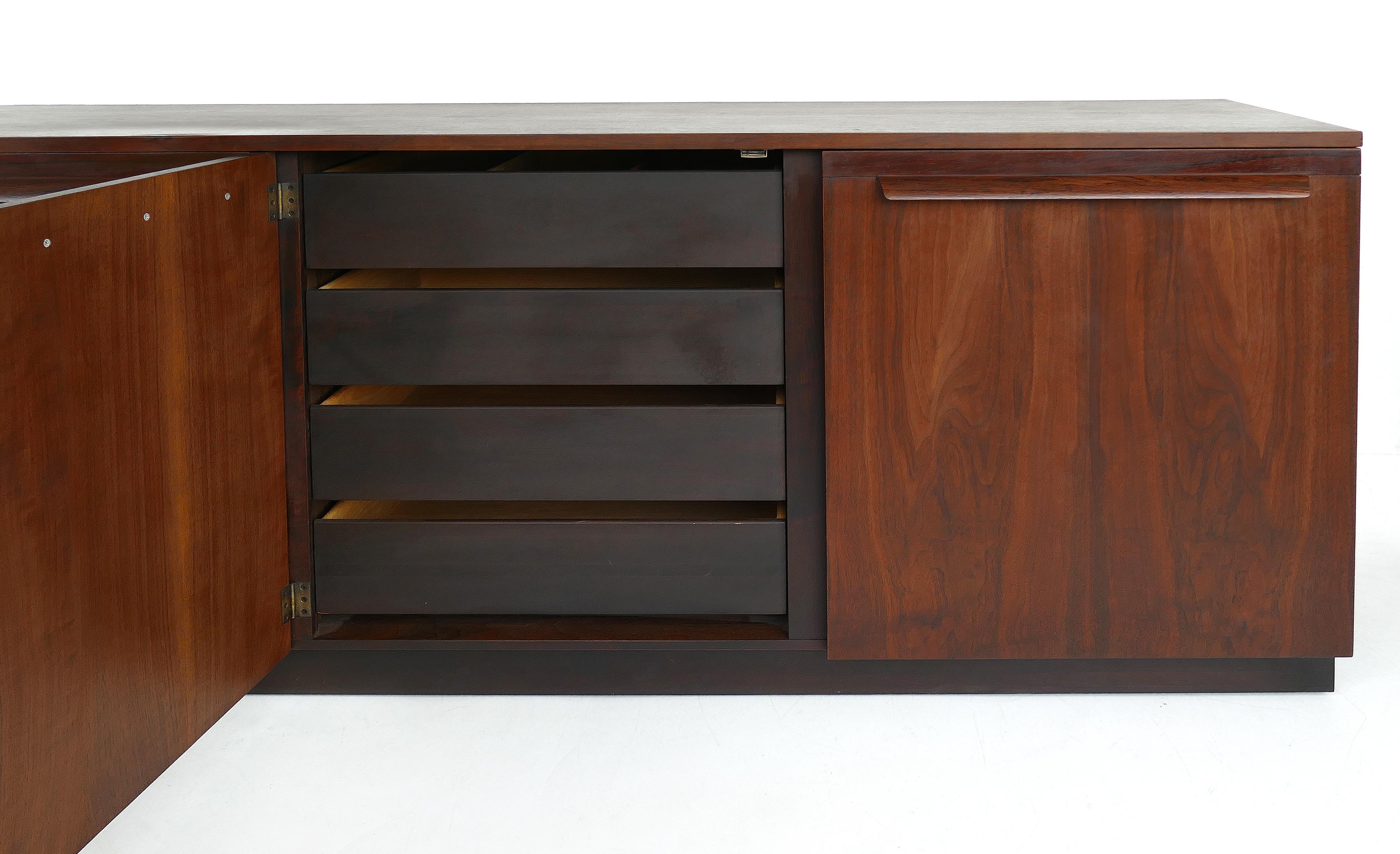 20th Century Mid-Century Modern Rosewood Credenza