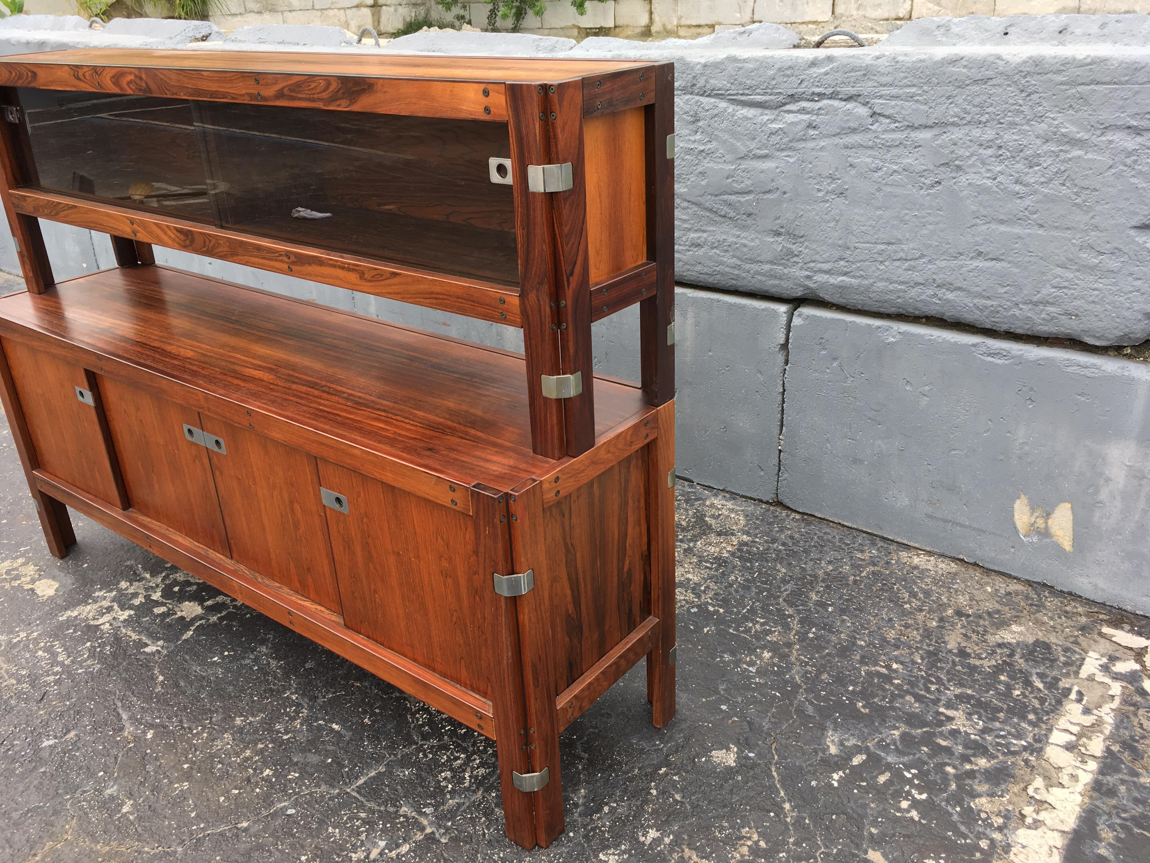 Mid-20th Century Mid-Century Modern Rosewood Credenza For Sale