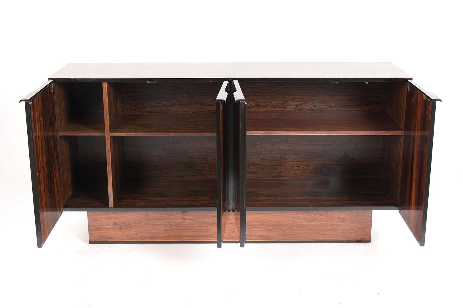 Mid-20th Century Mid-Century Modern Rosewood Credenza