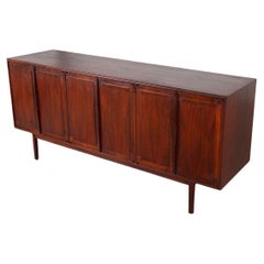 Modernes Palisander-Kredenza-Sideboard aus der Jahrhundertmitte