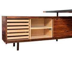 Mid-Century Modern Rosewood Desk by Sven Ivar Dysthe for Dokka Mobler, Norway