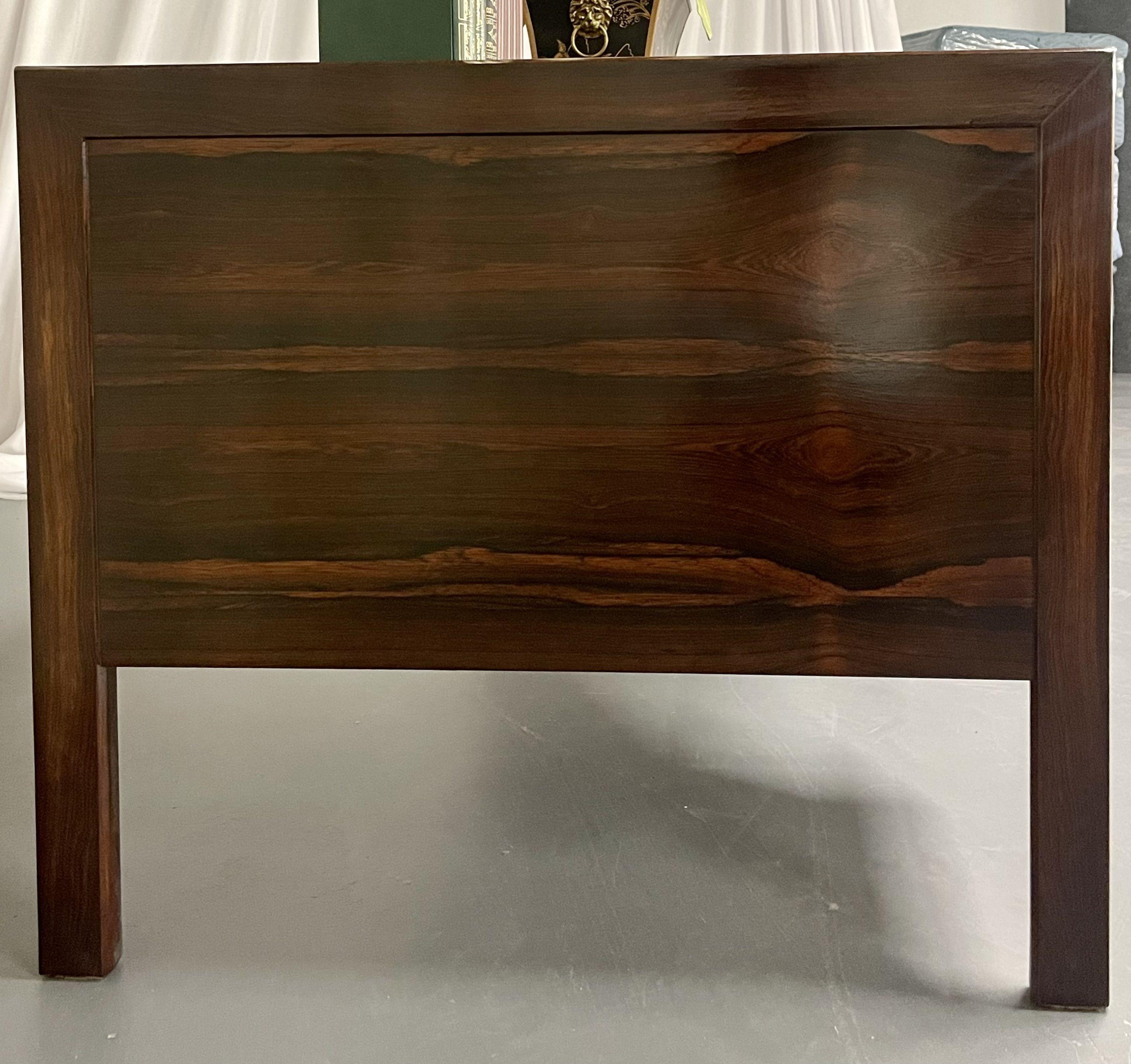 Mid-Century Modern Rosewood Desk, Finn Juhl Style, Refinished, Danish 5