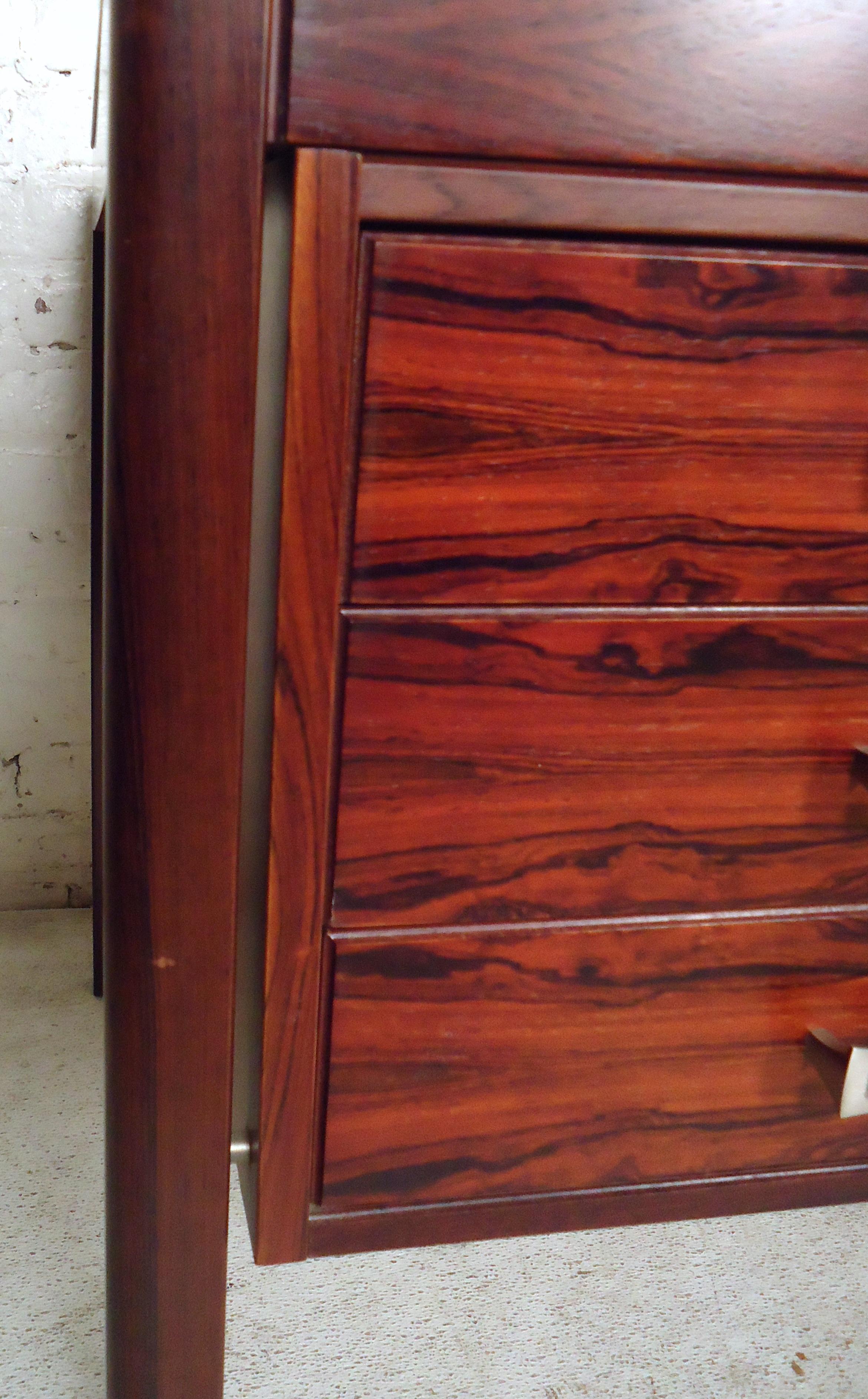 Mid-Century Modern Rosewood Desk 4