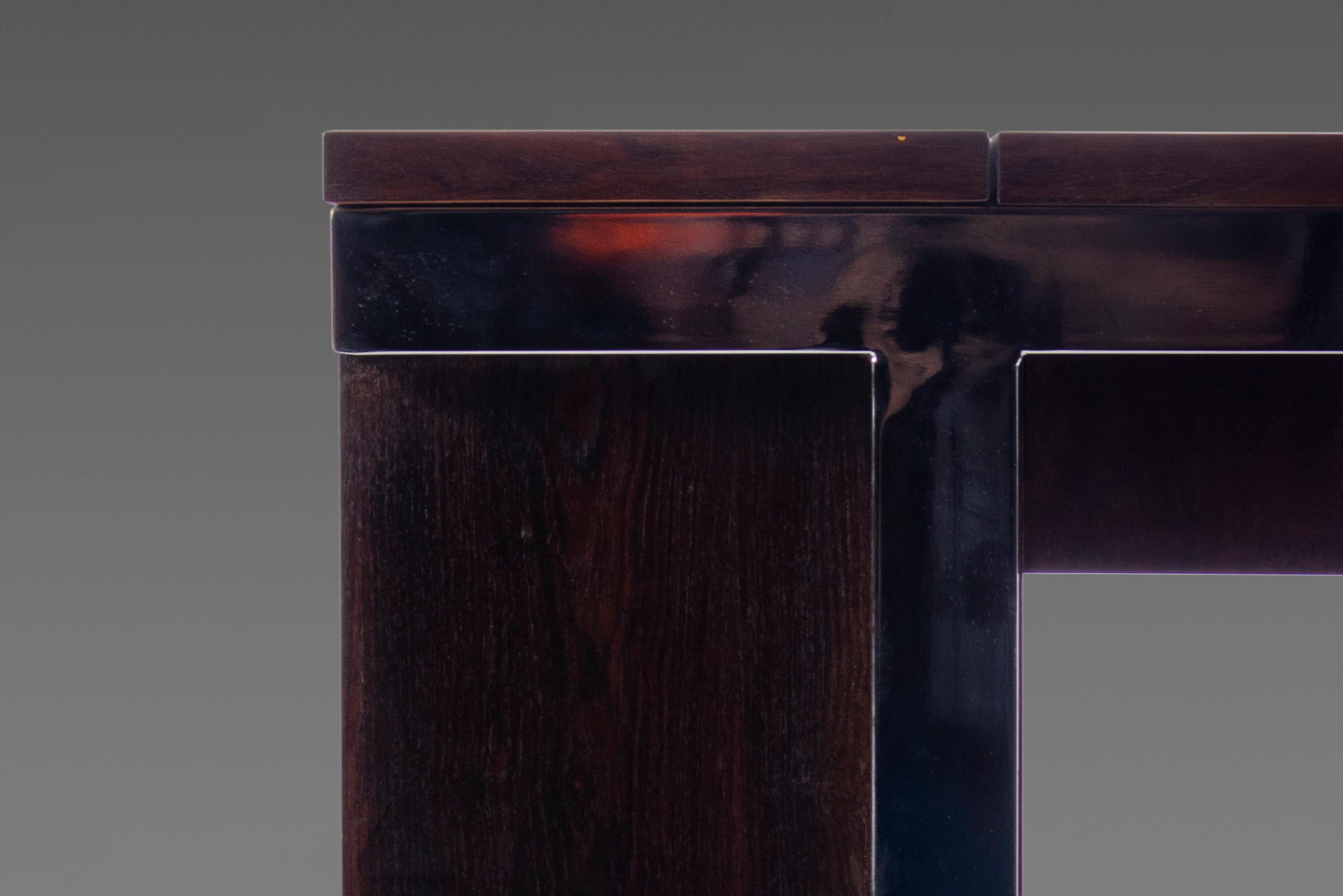 Mid-Century Modern Rosewood Desk w/ Chrome Detailing by Lane, c. 1970s 4