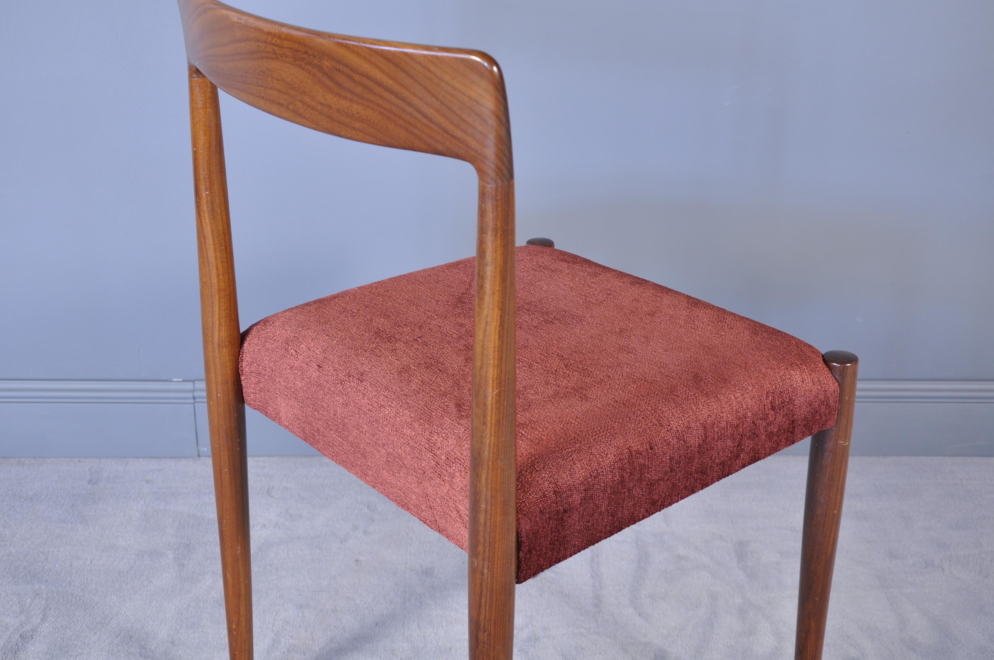 Mid-Century Modern Rosewood Dining Chairs from Lübke, 1960s, Set of Eight 6