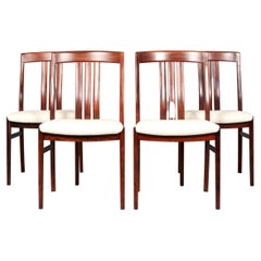 Vintage Mid-century modern Rosewood Dining Chairs set