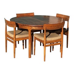 Mid Century Modern Rosewood Dining Set, 1970er Jahre