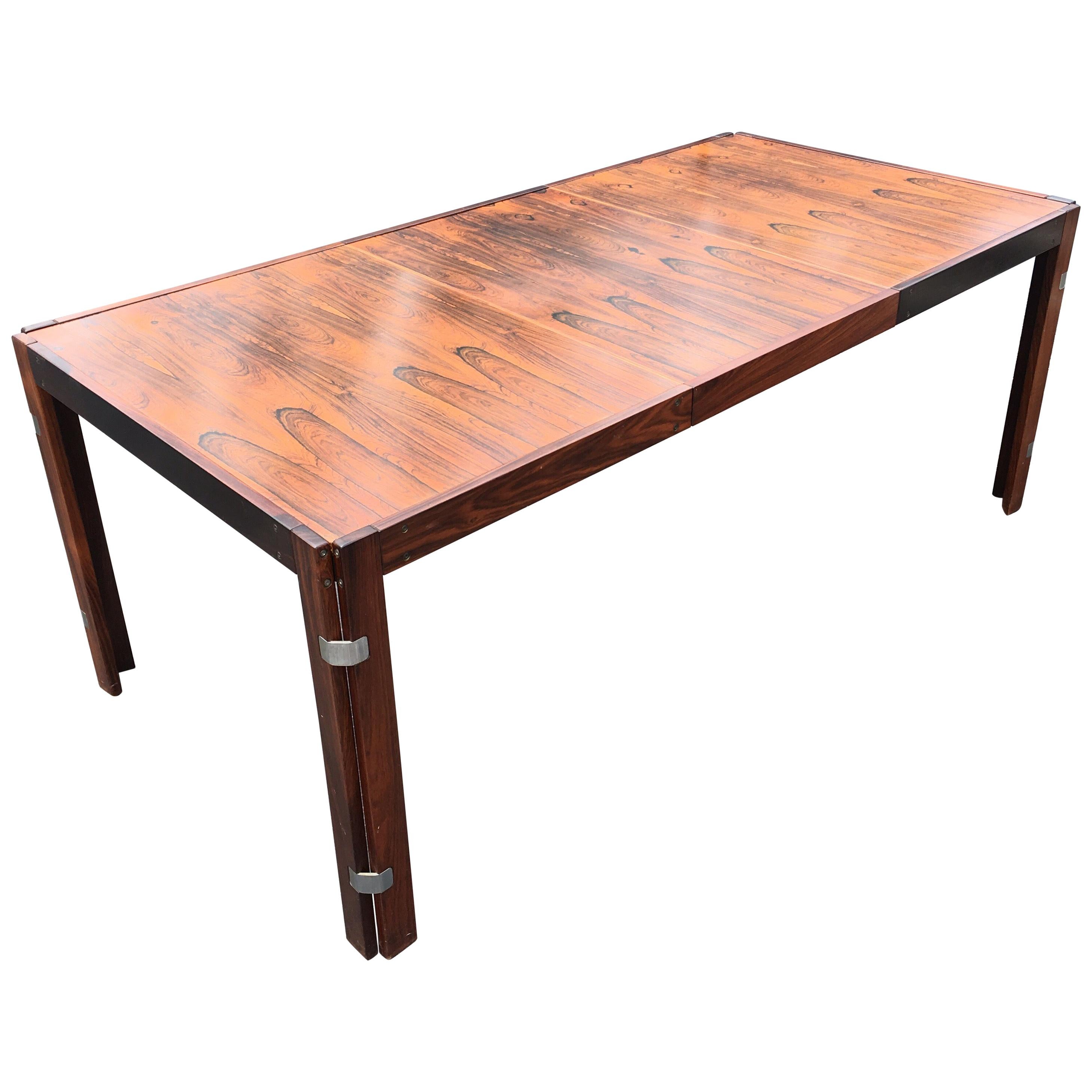 Mid-Century Modern Rosewood Dining Table