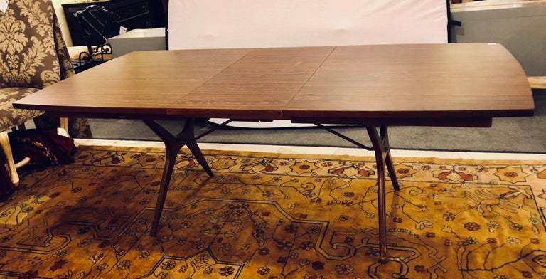 Mid-Century Modern Rosewood Dining Table with Two Leaves by R Way ...
