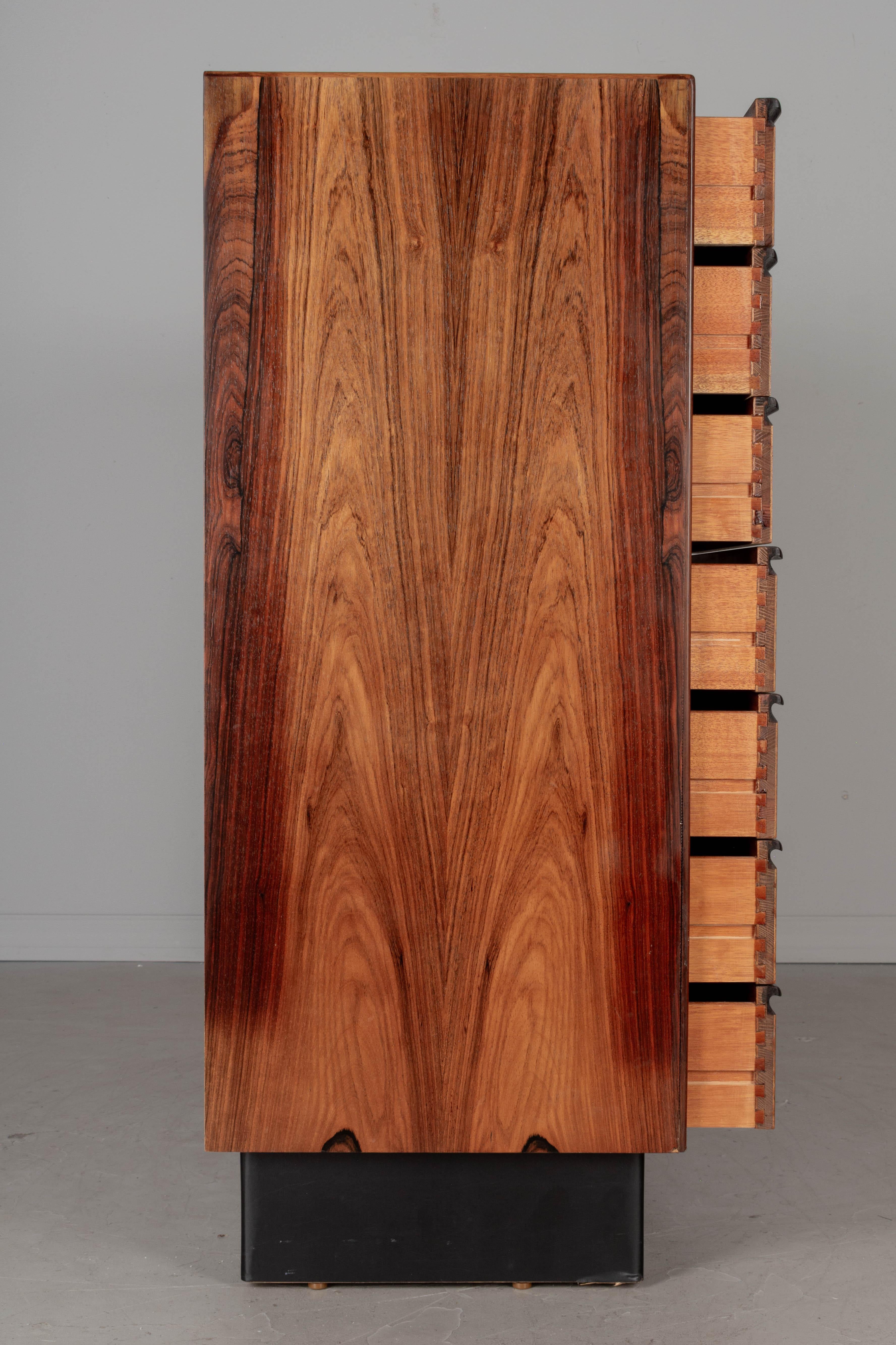 Mid-Century Modern Rosewood Dresser by Westnofa Norway For Sale 4