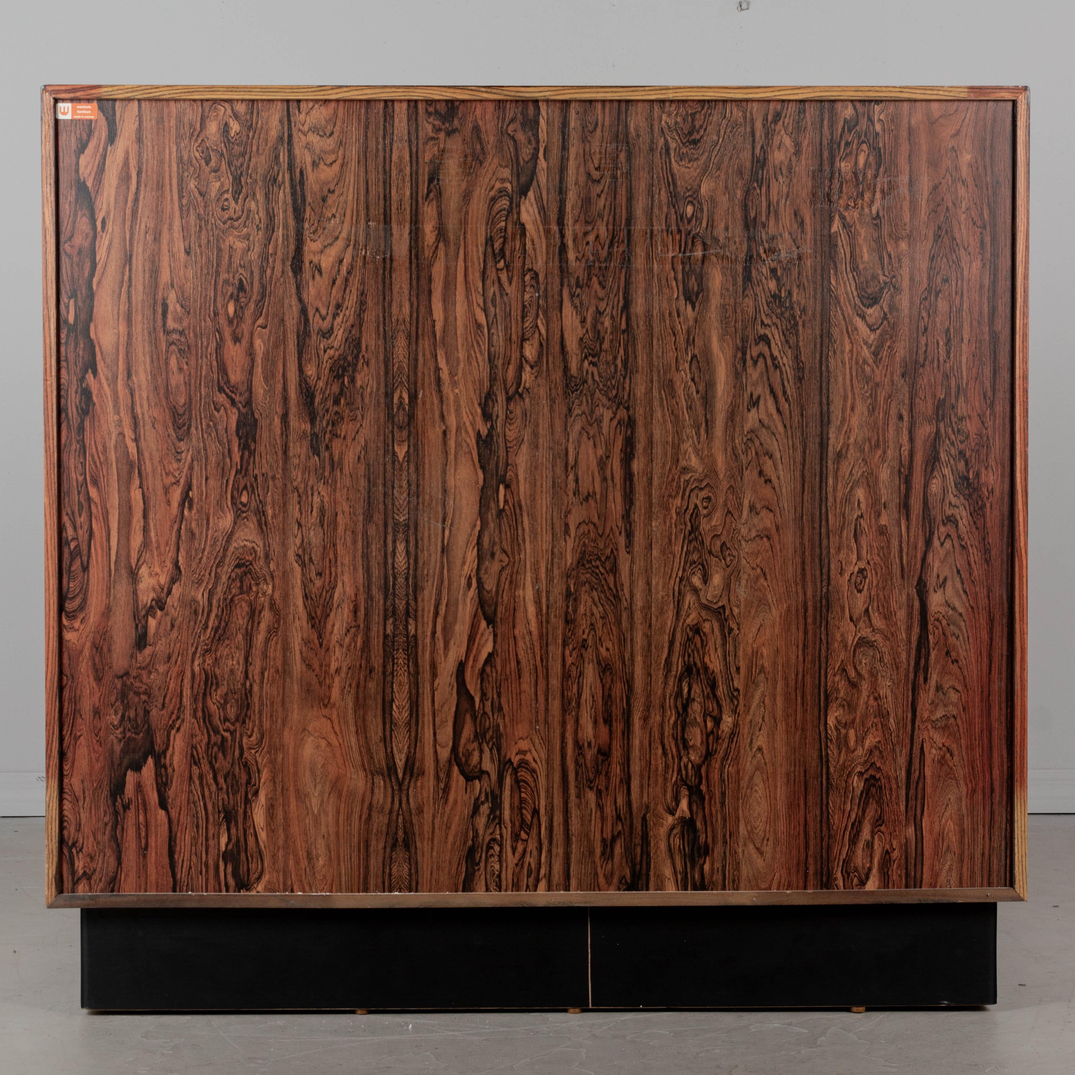 Mid-Century Modern Rosewood Dresser by Westnofa Norway For Sale 2