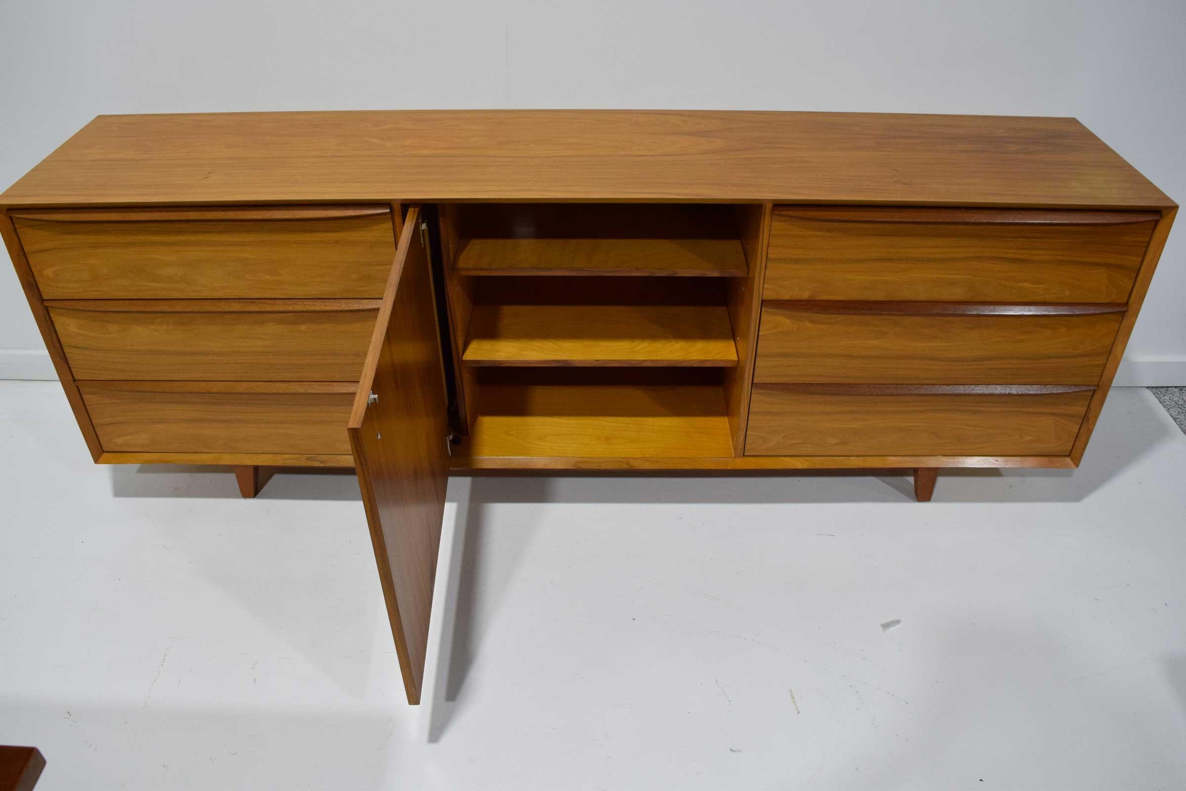 caramel wood dresser