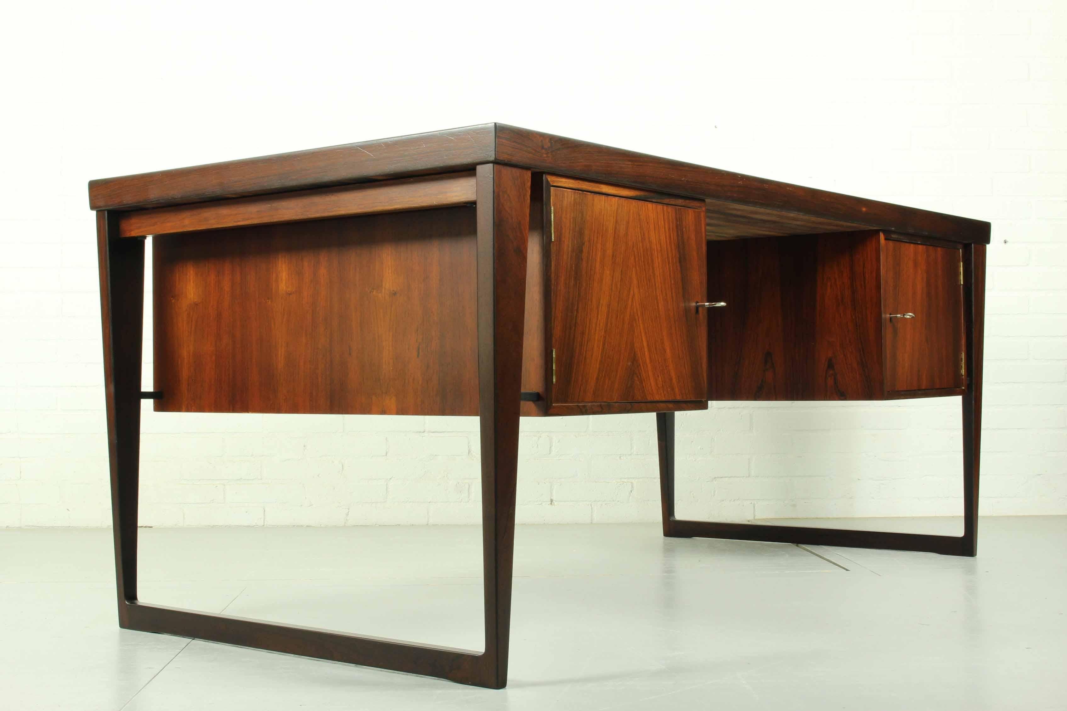 20th Century Mid-Century Modern Rosewood Executive Desk by Kai Kristiansen