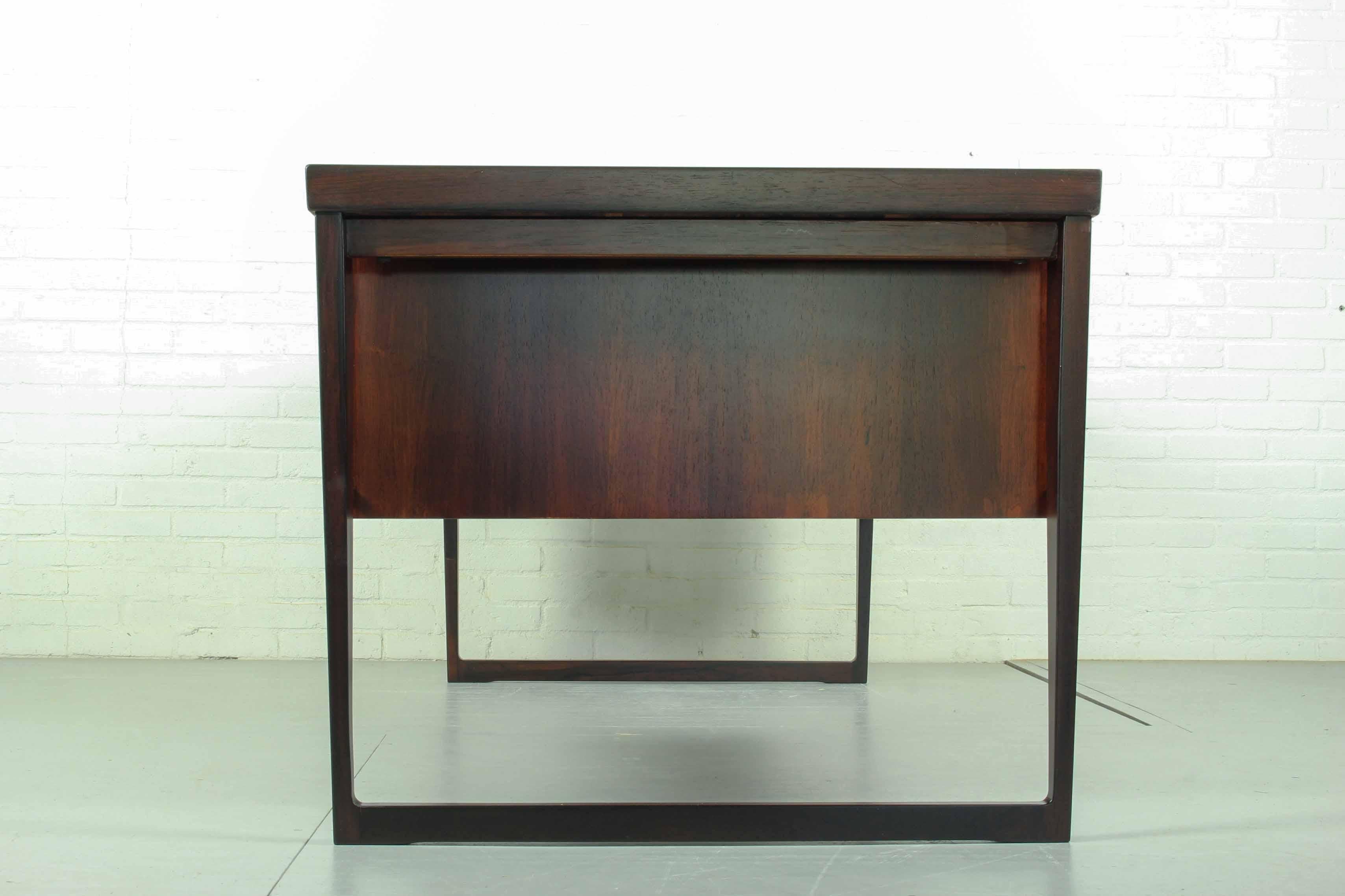 Mid-Century Modern Rosewood Executive Desk by Kai Kristiansen 2