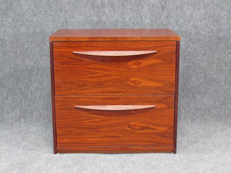 Mid Century Modern Rosewood File Cabinet For Sale At 1stdibs