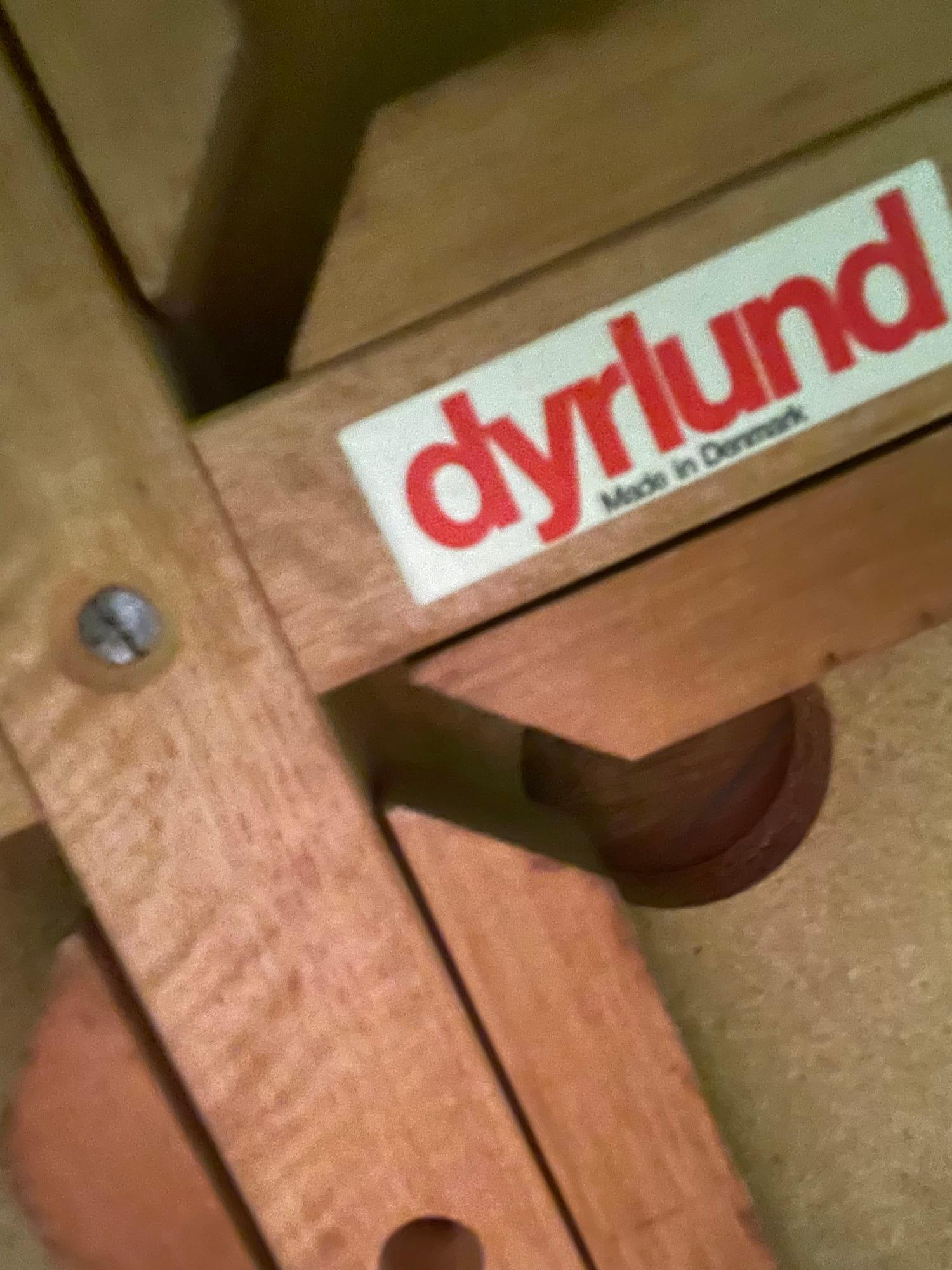 A super quality circular extending dining table produced in Denmark in the mid 1960’s by renowned maker and designer Dyrlund, this table comes in different styles and models this example being “Top of the Range” having four flip over leaves with