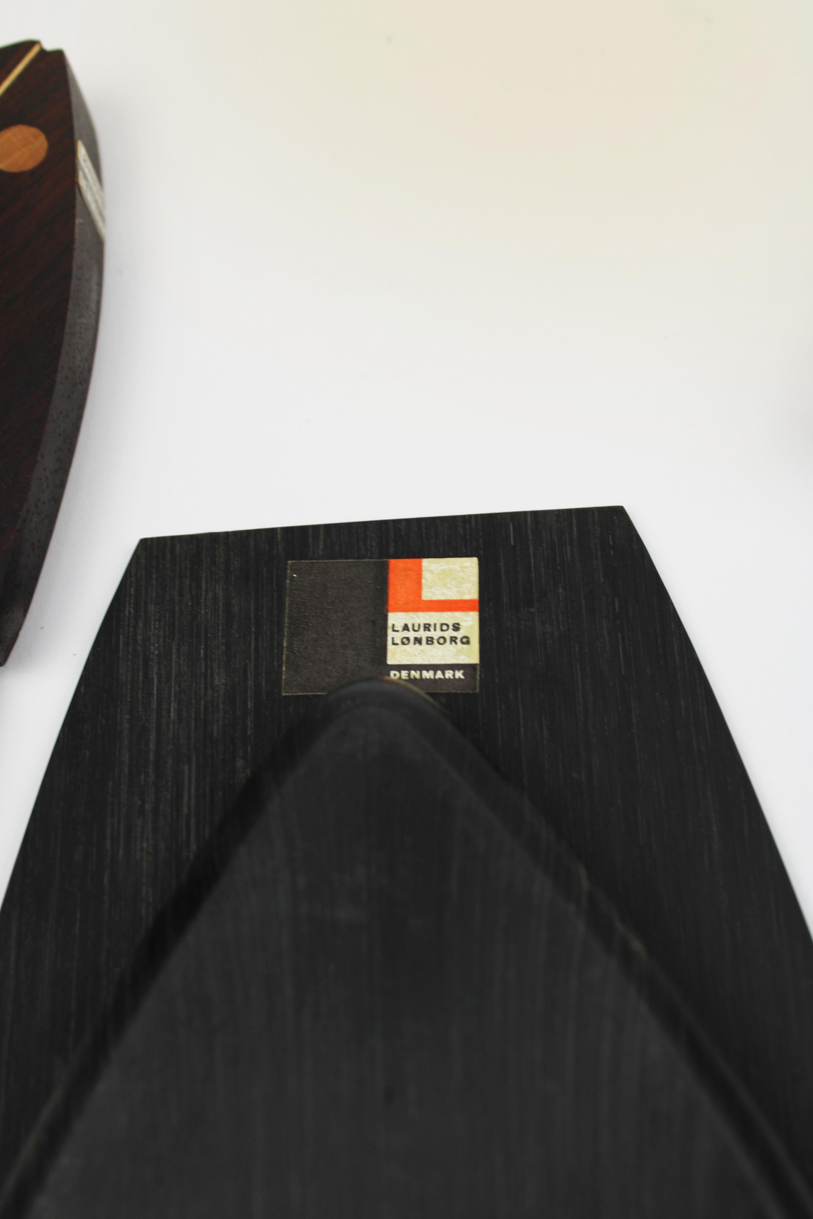 Laurids Lonborg Crumb Brush & Pan aus Rosenholz mit Schachtel, Mid-Century Modern, Dänemark im Zustand „Gut“ im Angebot in Antwerpen, BE