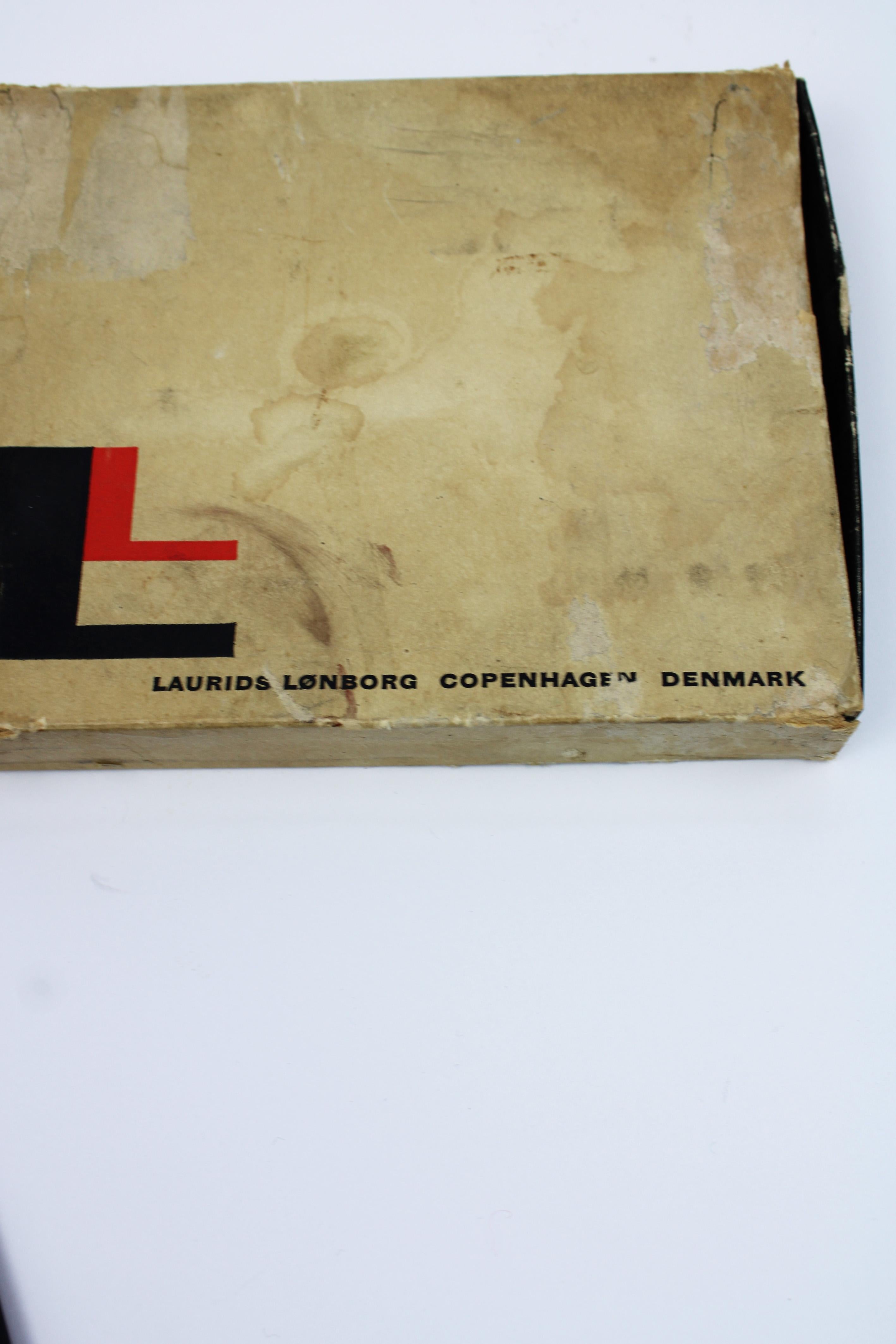 Laurids Lonborg Crumb Brush & Pan aus Rosenholz mit Schachtel, Mid-Century Modern, Dänemark (20. Jahrhundert) im Angebot