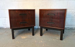 Mid-Century Modern Rosewood Nightstands By Punch Design Inc.