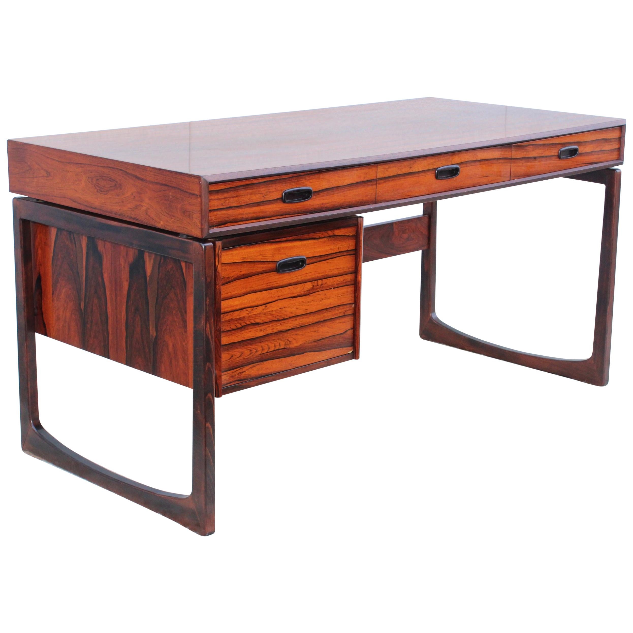 Mid-Century Modern Rosewood Norwegian Desk