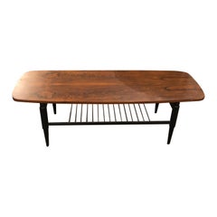 Mid-Century Modern Rosewood Rio Italian Coffee Table, circa 1960