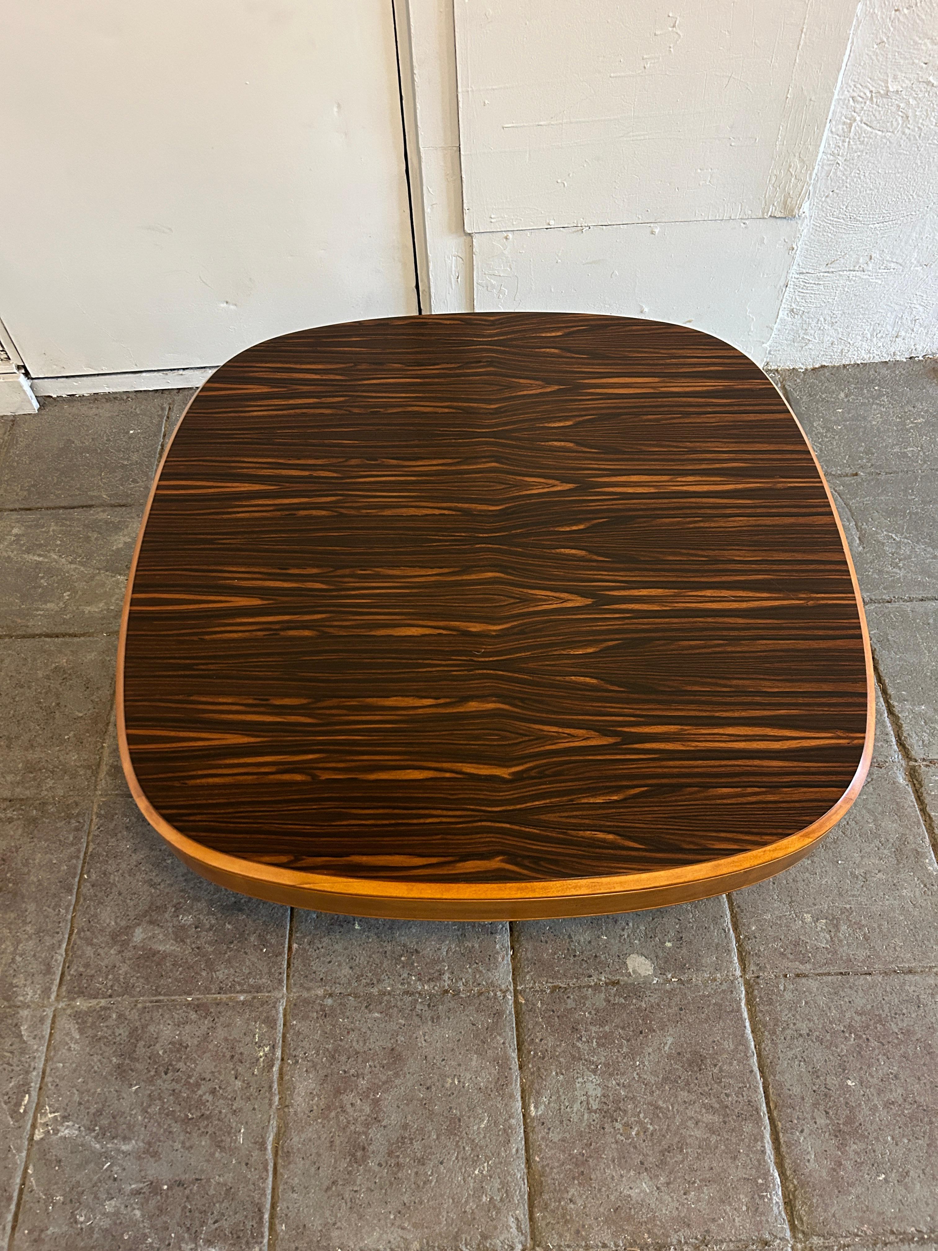 Mid-Century Modern Mid century modern Rosewood round drum coffee table Milo Baughman  For Sale