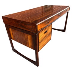 Retro Mid-Century Modern Rosewood Scandinavian Desk