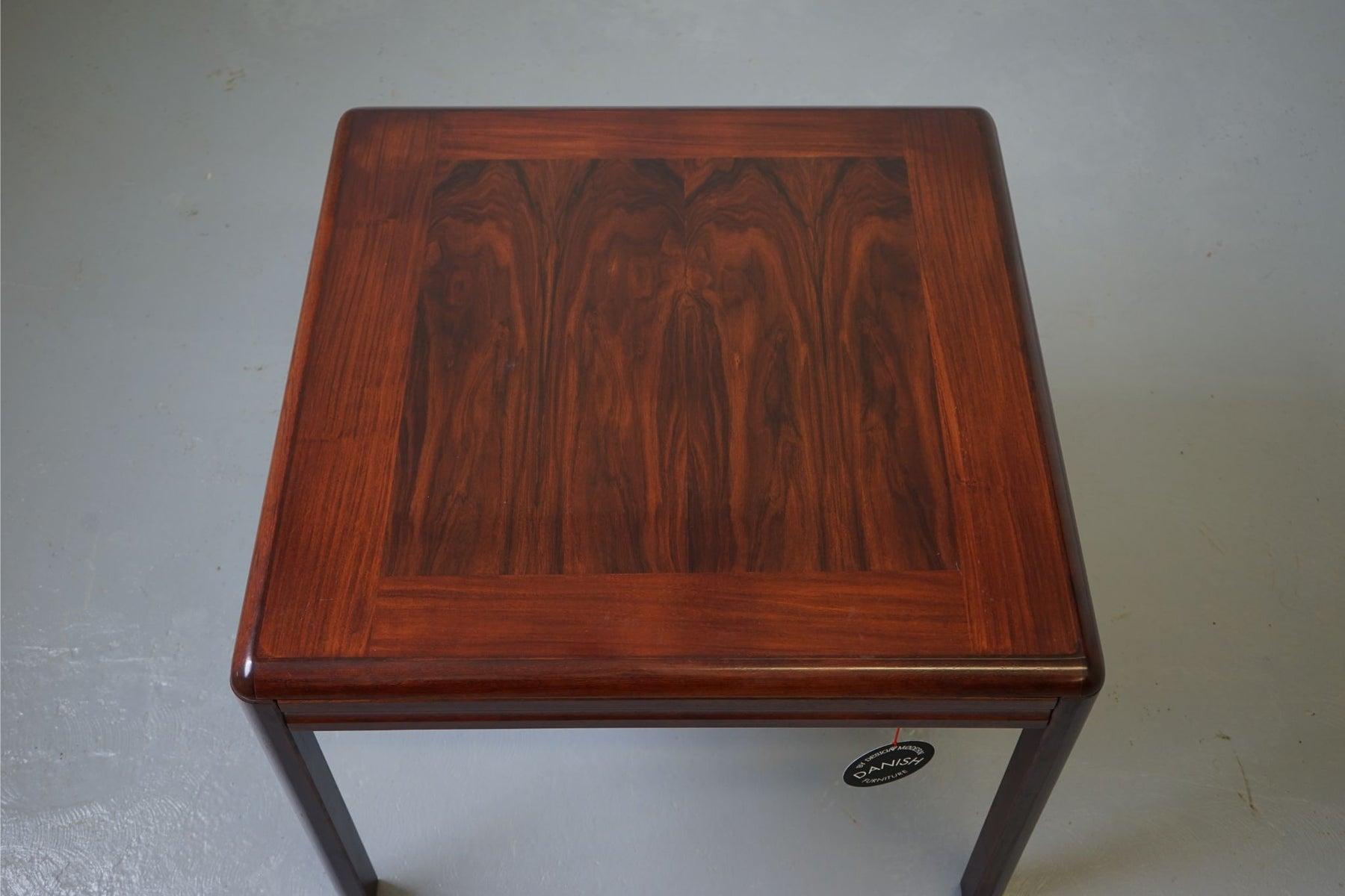 Danish Mid-Century Modern Rosewood Side Table