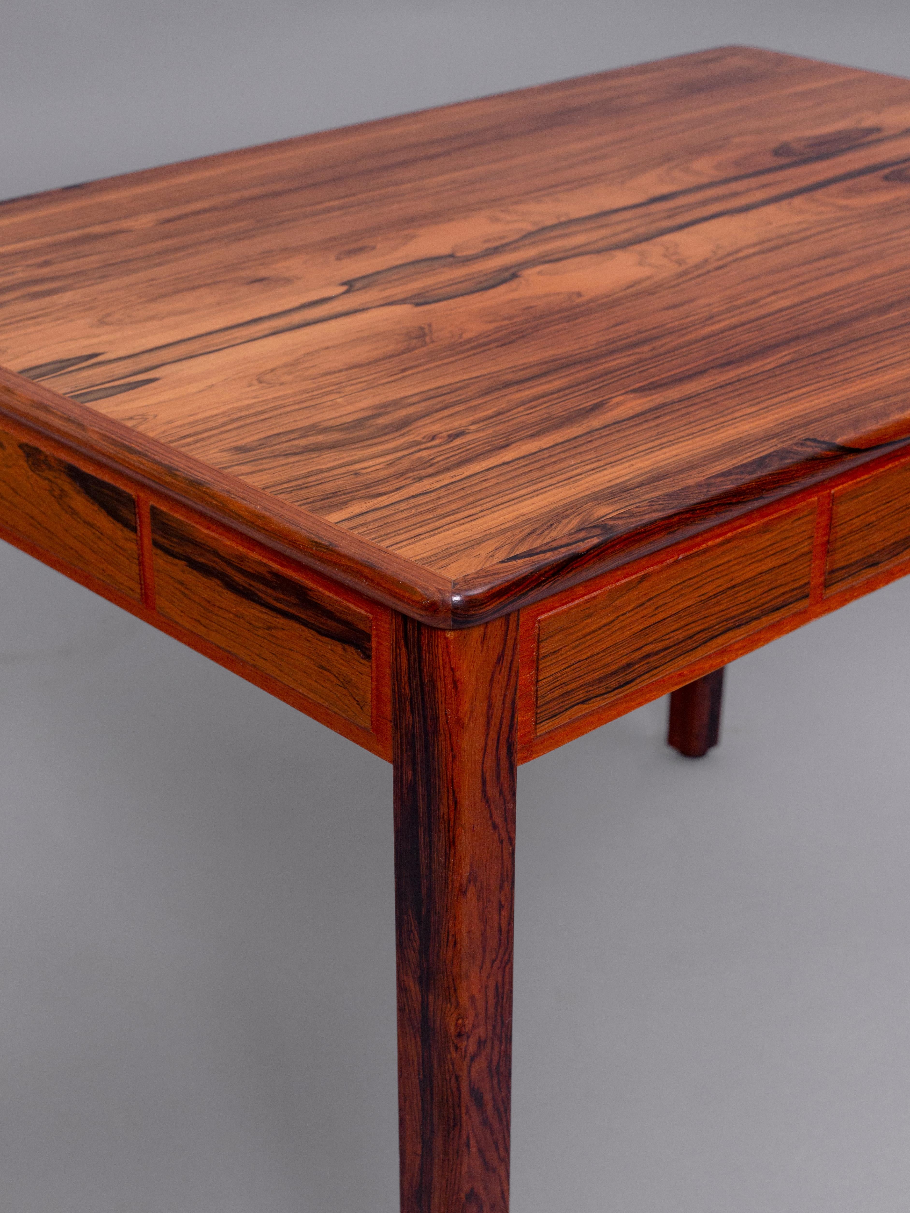 Swedish Mid Century modern Rosewood Side Tables by Yngvar Sandström For Sale