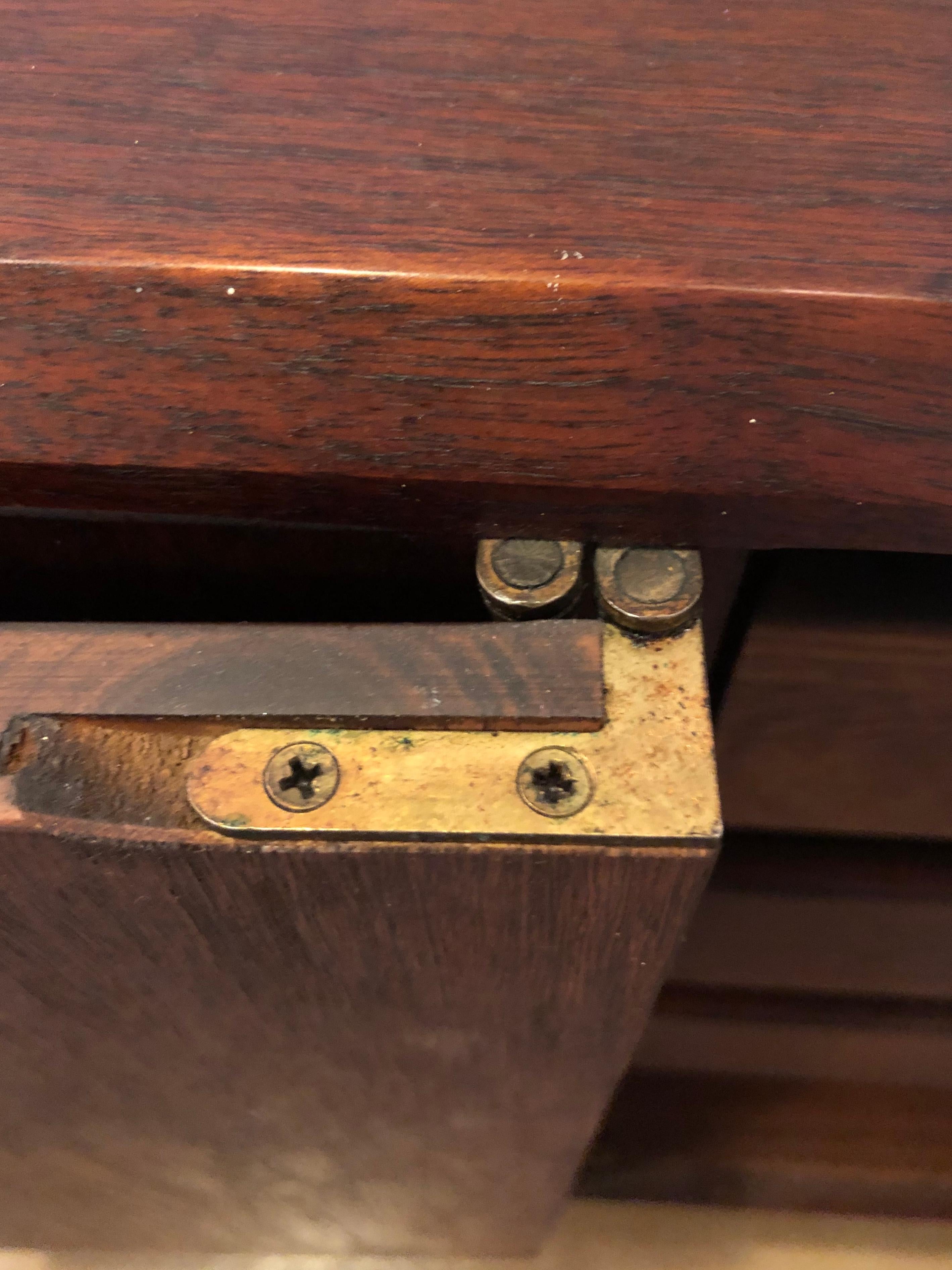 Mid-Century Modern Rosewood Sideboard/Console W. Fitted Interior on Ebony Legs 9