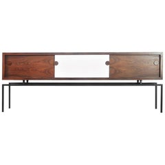 Mid-Century Modern Rosewood Sideboard with Zoomorphic Metal Legs, 1960s