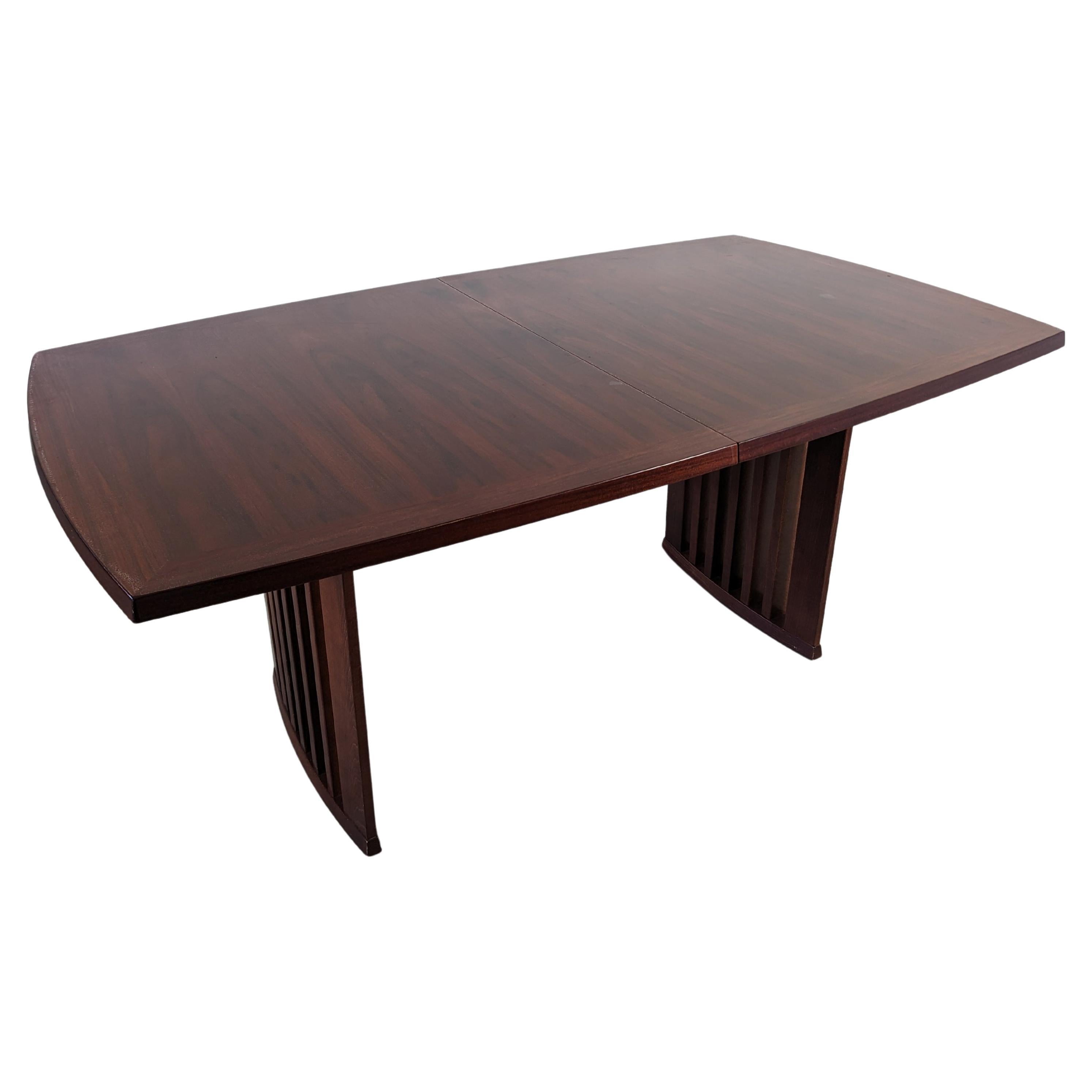 Mid Century Modern Rosewood Skovby #19 Expandable Dining Table For Sale