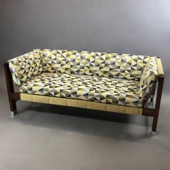 Mid-Century Modern Rosewood Sling Sofa by Jack Cartwright