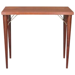 Mid-Century Modern Rosewood Sofa Console Table or Desk Return by Design Research