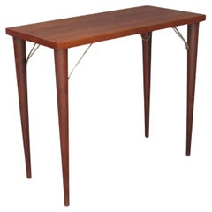 Mid-Century Modern Rosewood Sofa Console Table or Desk Return by Design Research