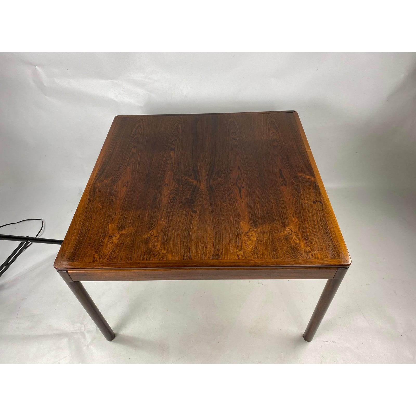 Great vintage solid rosewood table. Table is larger and could be used as a coffee table.
  