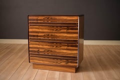 Mid Century Modern Rosewood Tall Dresser Chest by Westnofa of Norway