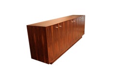 Mid-Century Modern Rosewood Thin Edge Credenza in the Style of George Nelson