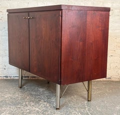 Mid-Century Modern Rosewood Two-Door Cabinet