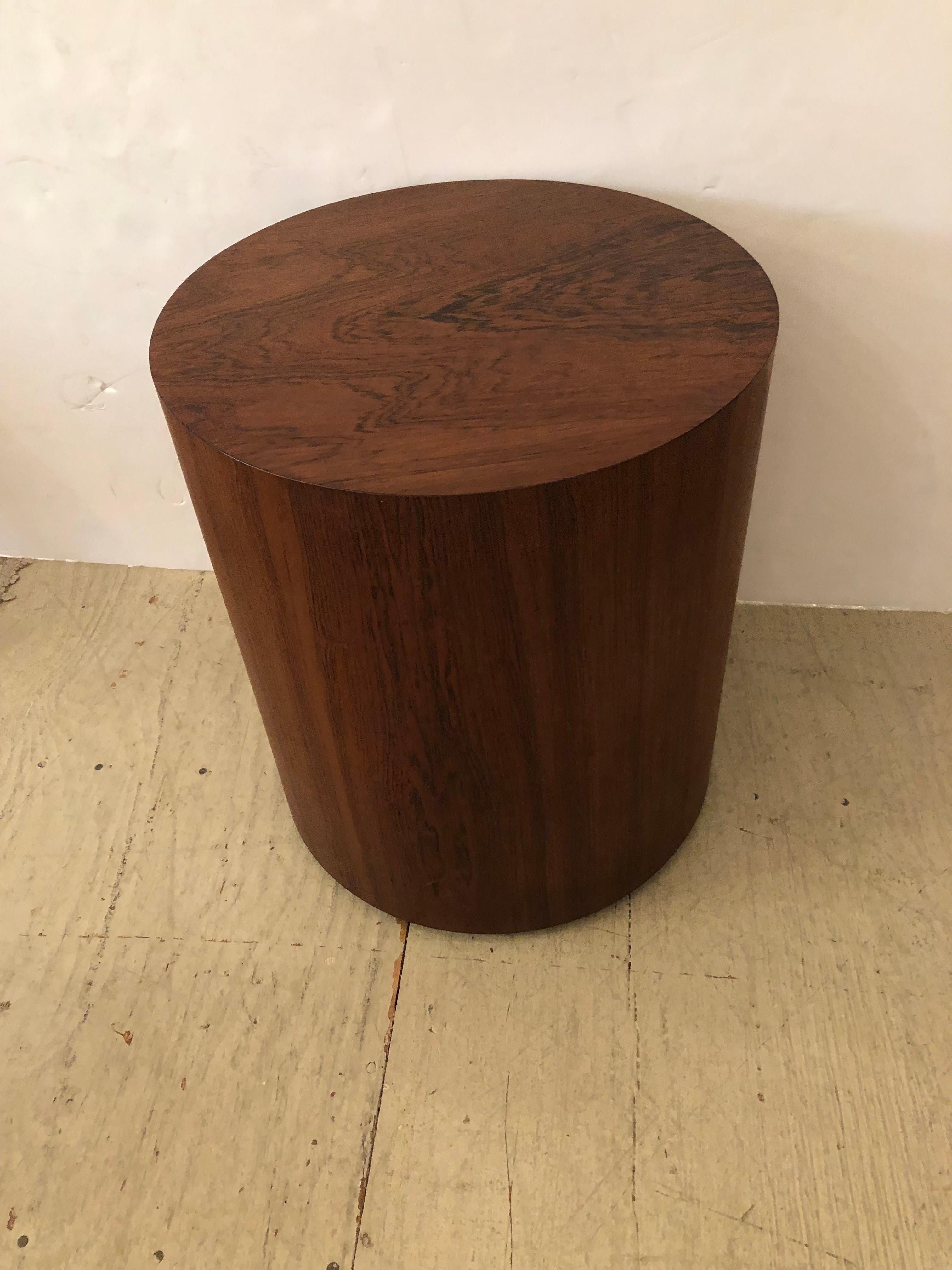rosewood tall end table