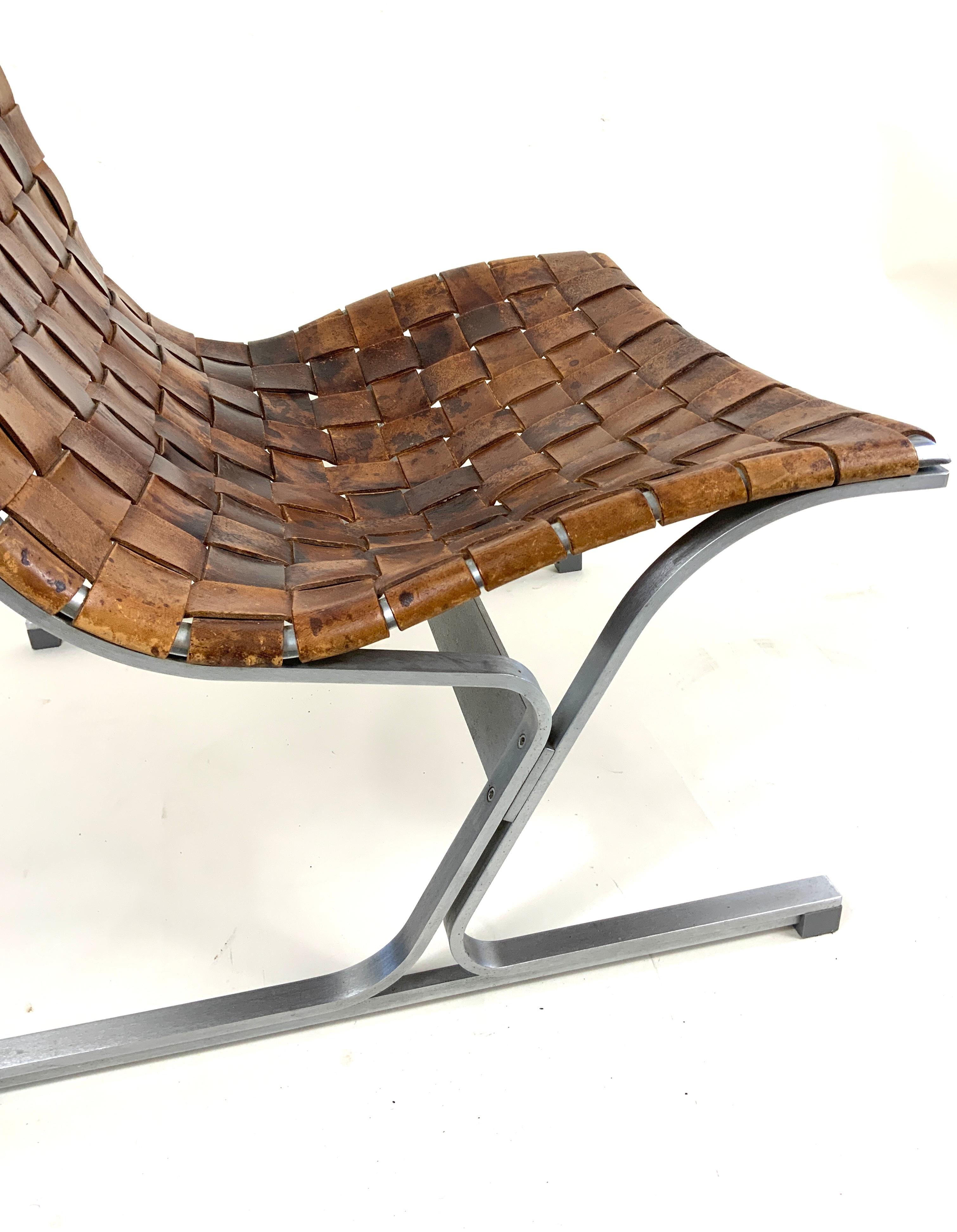 Mid-Century Modern Ross Littell Luar PLR 1 Lounge Chair for ICF Italy, 1960’s In Good Condition For Sale In Hampstead, QC