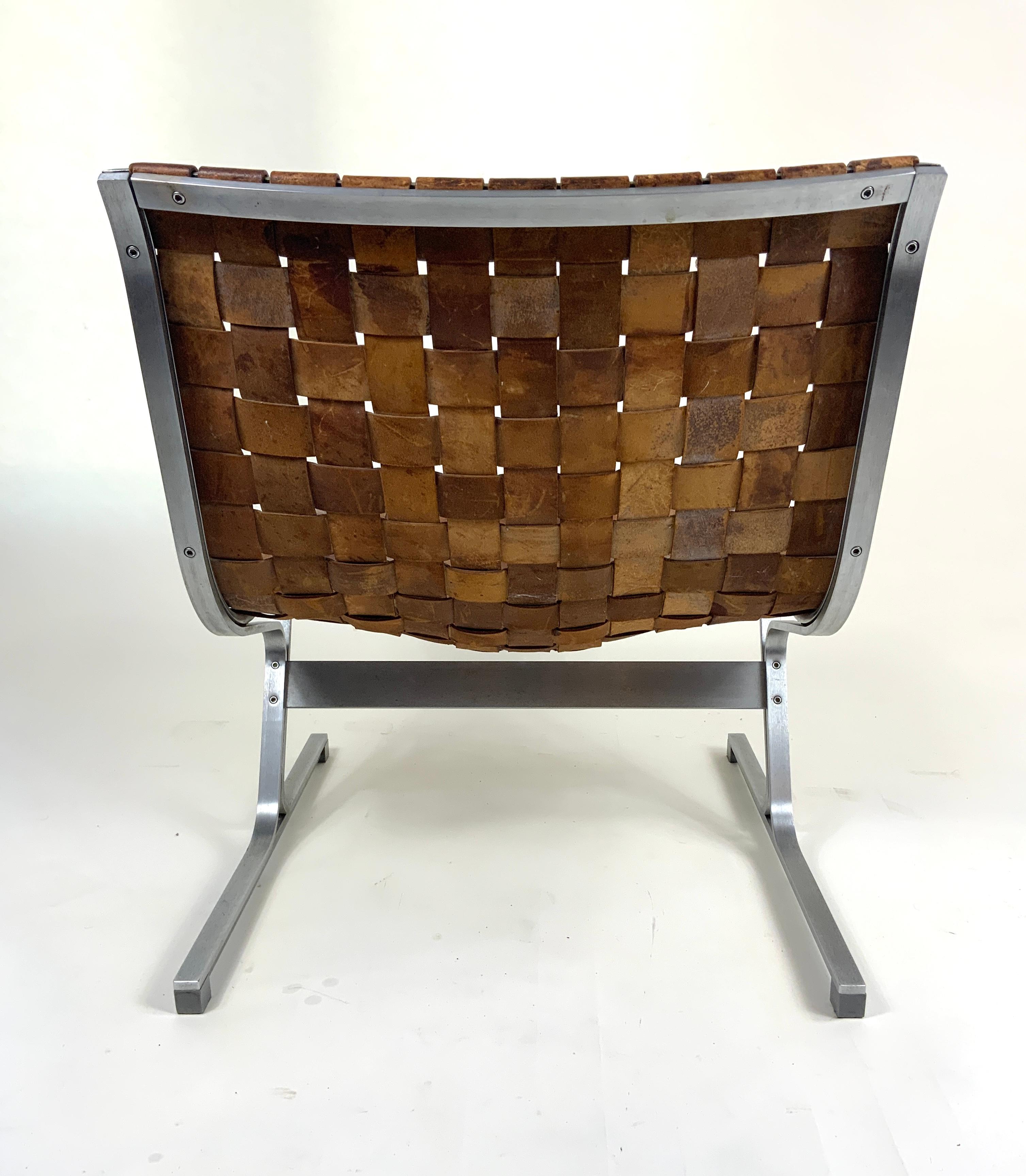 Mid-20th Century Mid-Century Modern Ross Littell Luar PLR 1 Lounge Chair for ICF Italy, 1960’s For Sale