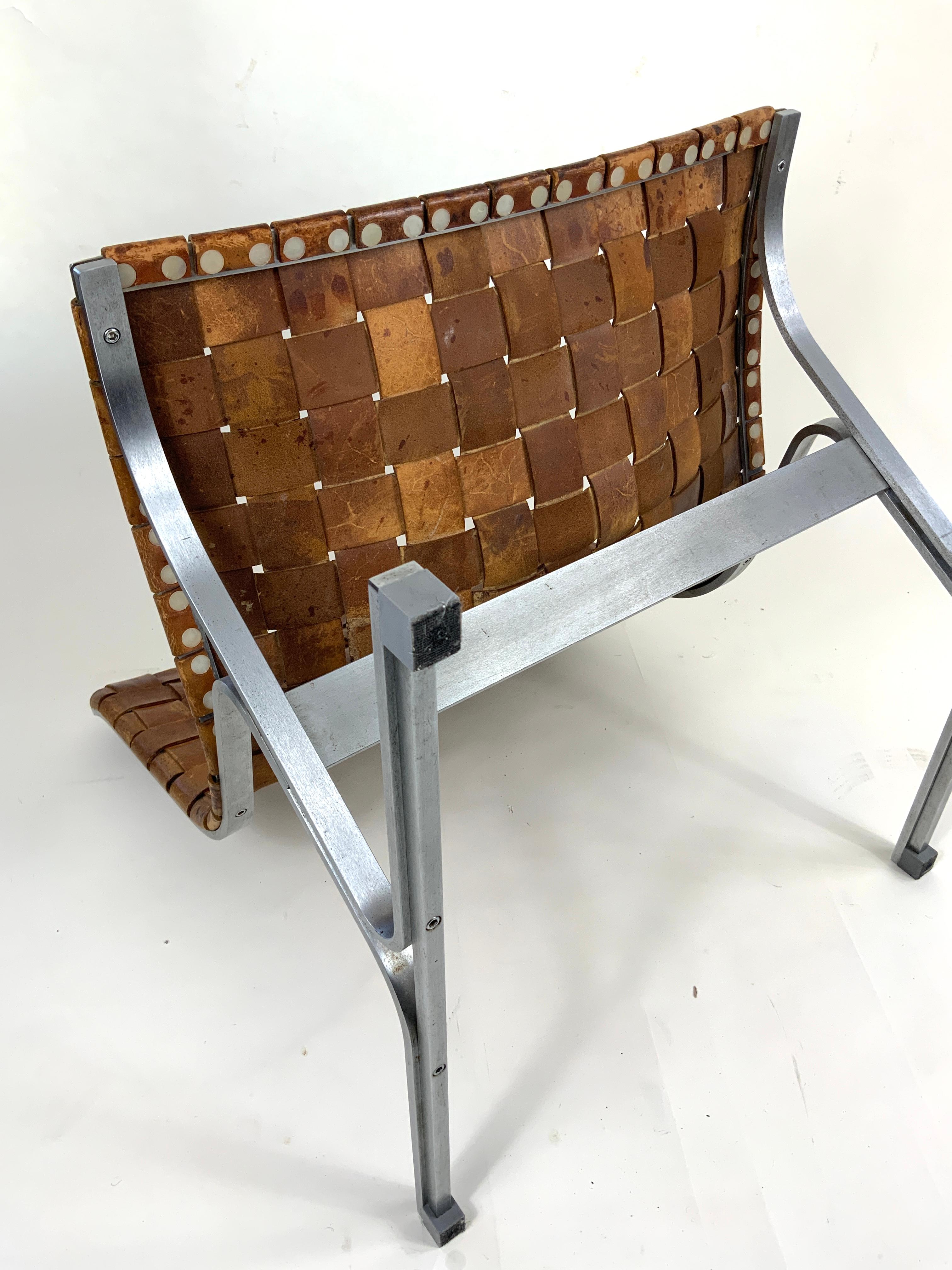 Mid-Century Modern Ross Littell Luar PLR 1 Lounge Chair for ICF Italy, 1960’s For Sale 1
