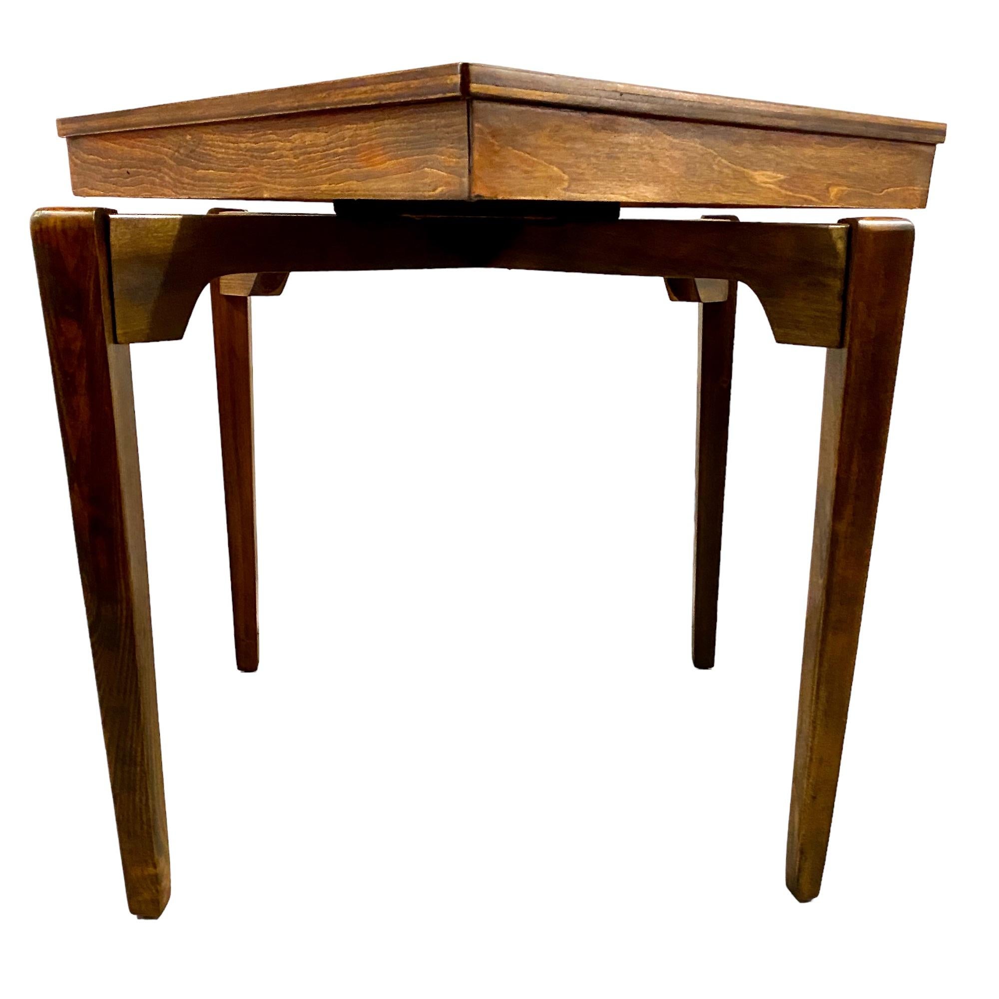 Mid-Century Modern Rotating Top Accent Table, 1950s 1