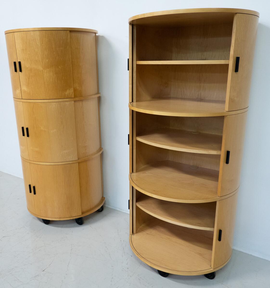 Mid-Century Modern Round Cabinets 'Big O' by Dirk Meylaerts, 1990s For Sale 6