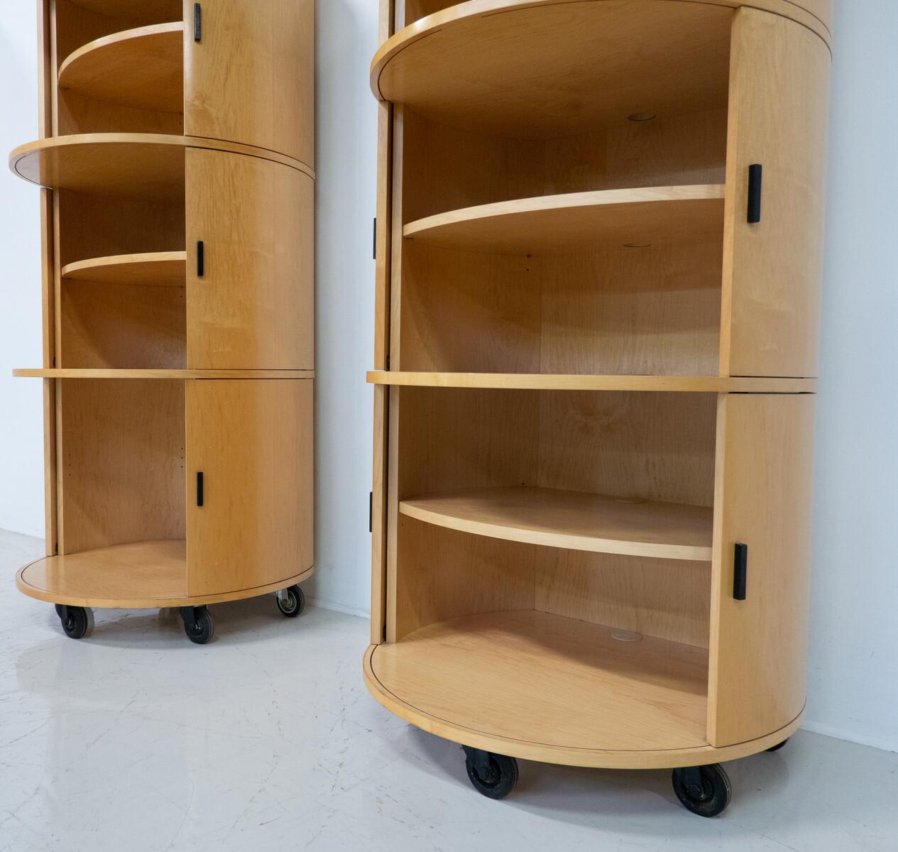 Mid-Century Modern Round Cabinets 'Big O' by Dirk Meylaerts, 1990s For Sale 2