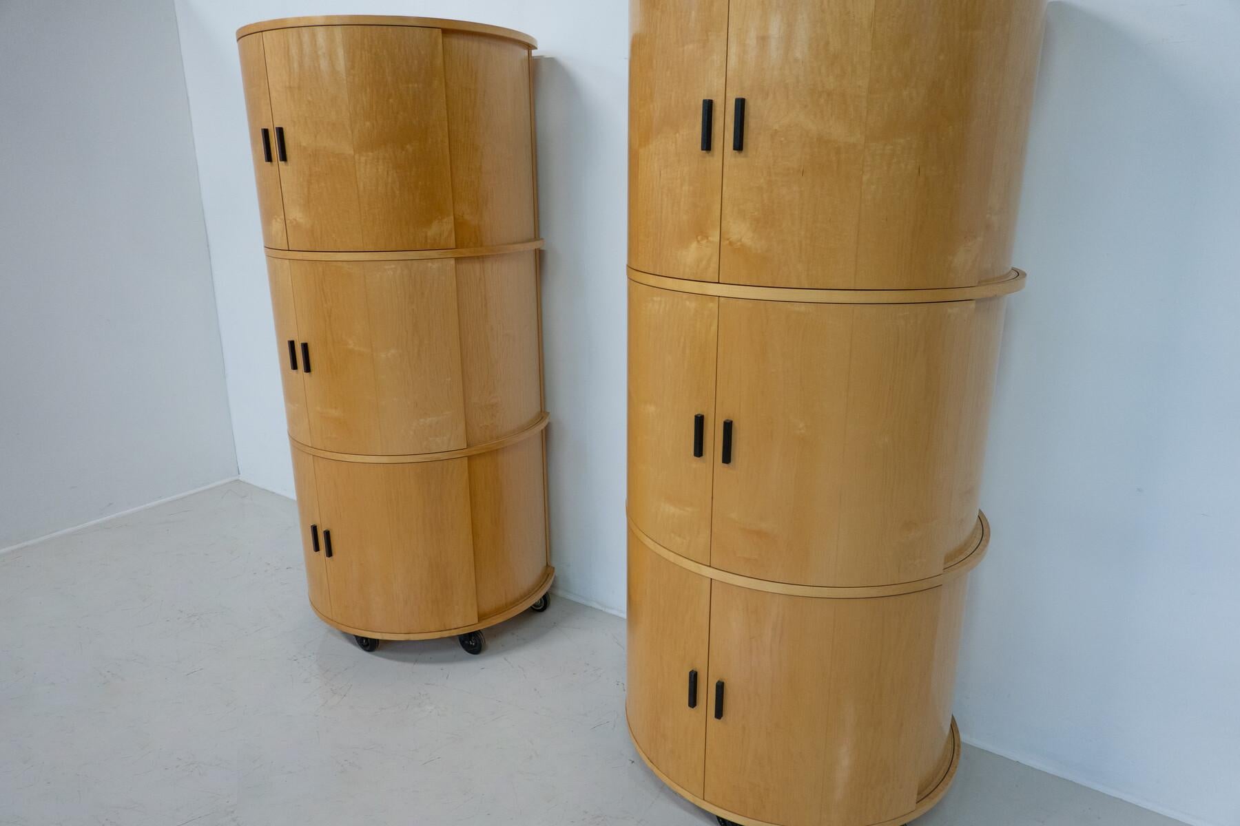 Mid-Century Modern Round Cabinets 'Big O' by Dirk Meylaerts, 1990s For Sale 4